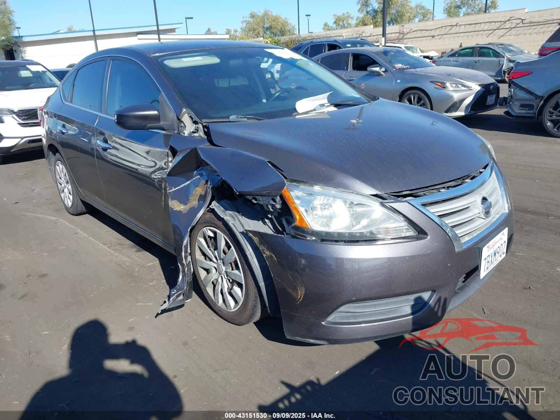 NISSAN SENTRA 2013 - 3N1AB7AP2DL773986