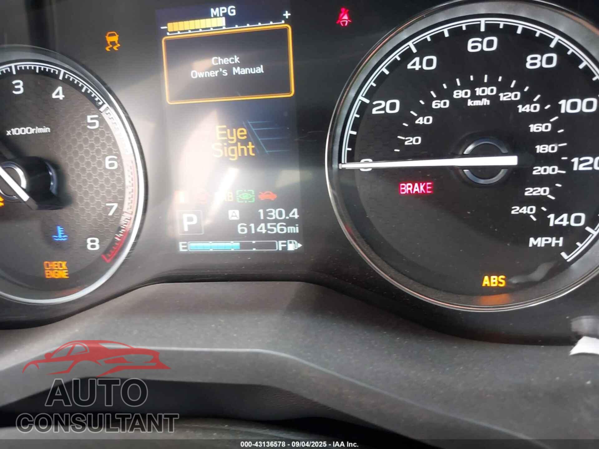 SUBARU FORESTER 2020 - JF2SKAXCXLH603473