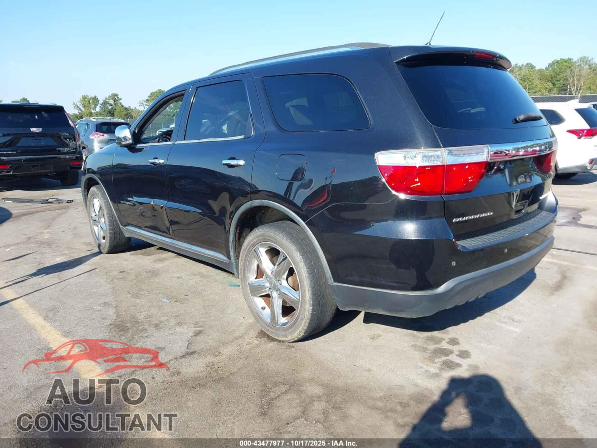DODGE DURANGO 2012 - 1C4RDHEG2CC301226