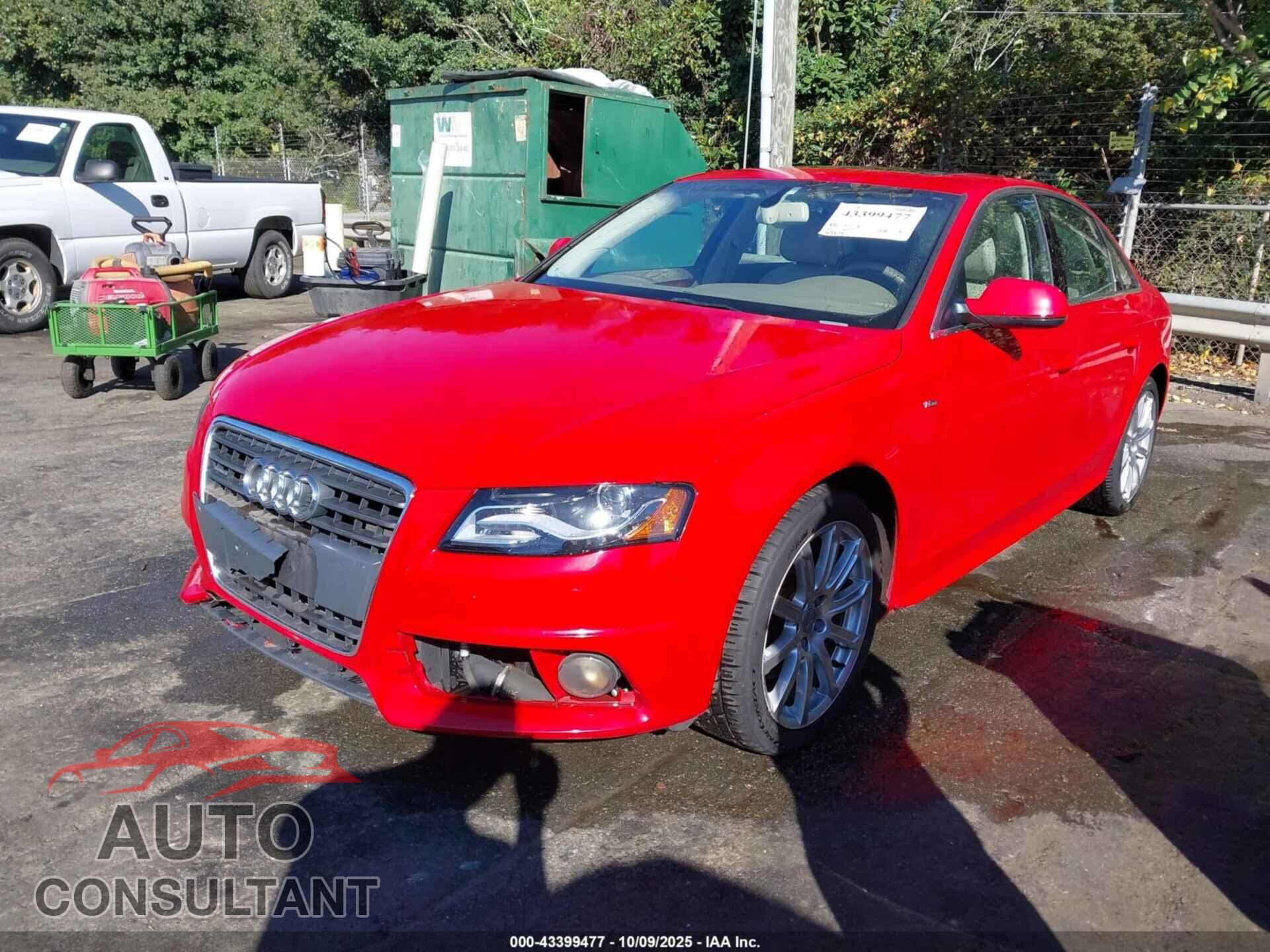 AUDI A4 2012 - WAUFFAFL9CA082189