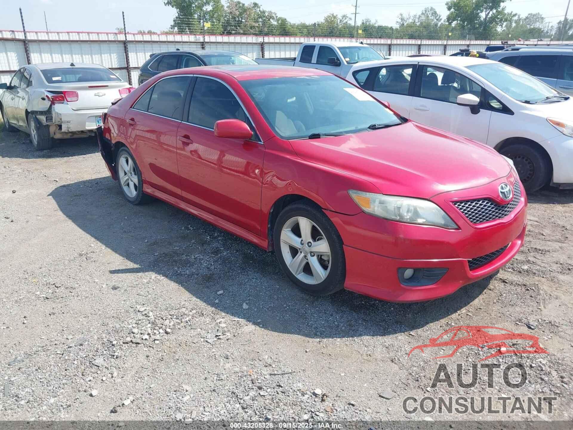 TOYOTA CAMRY 2011 - 4T1BF3EK5BU754117