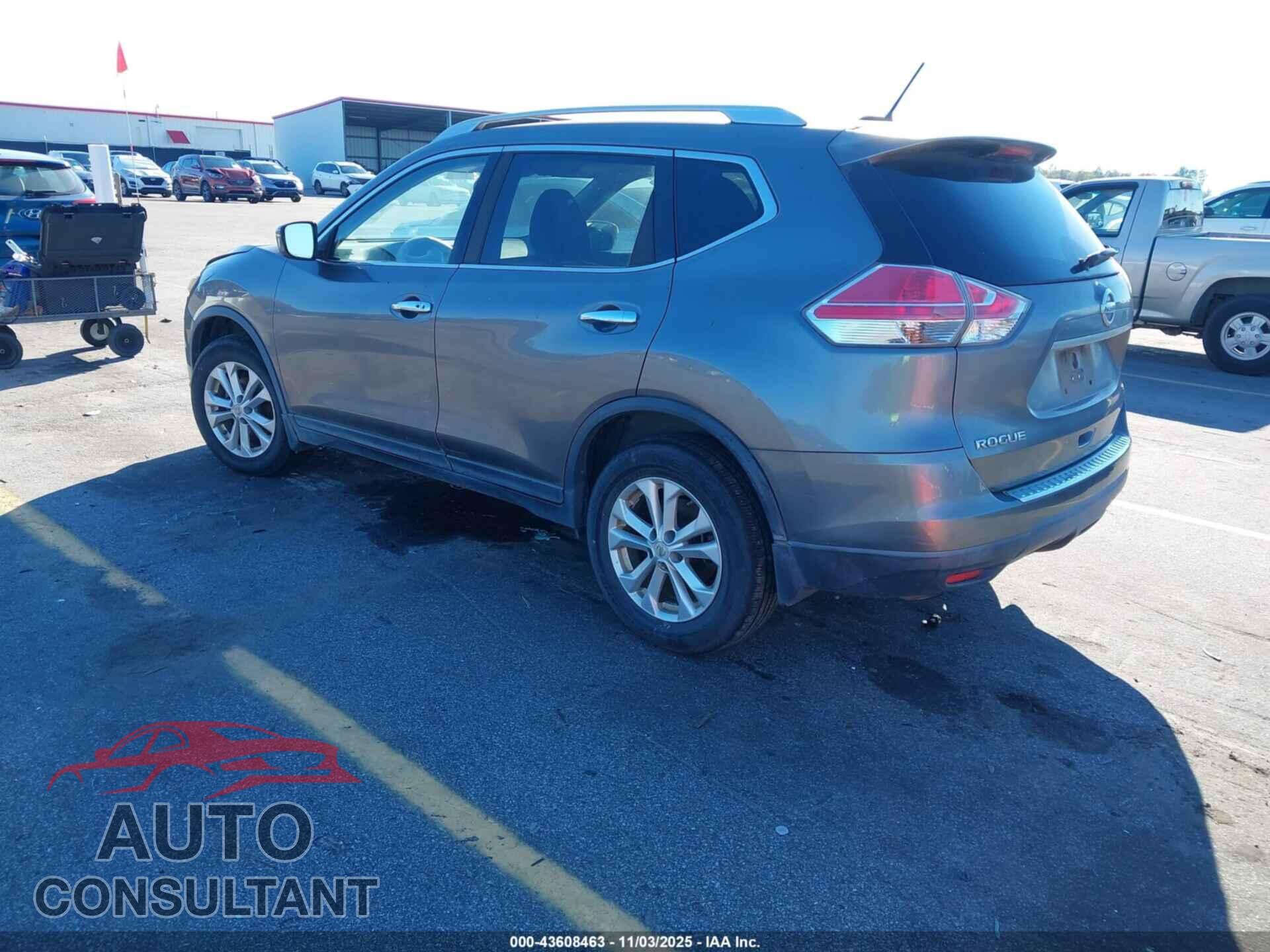 NISSAN ROGUE 2016 - KNMAT2MT5GP616502