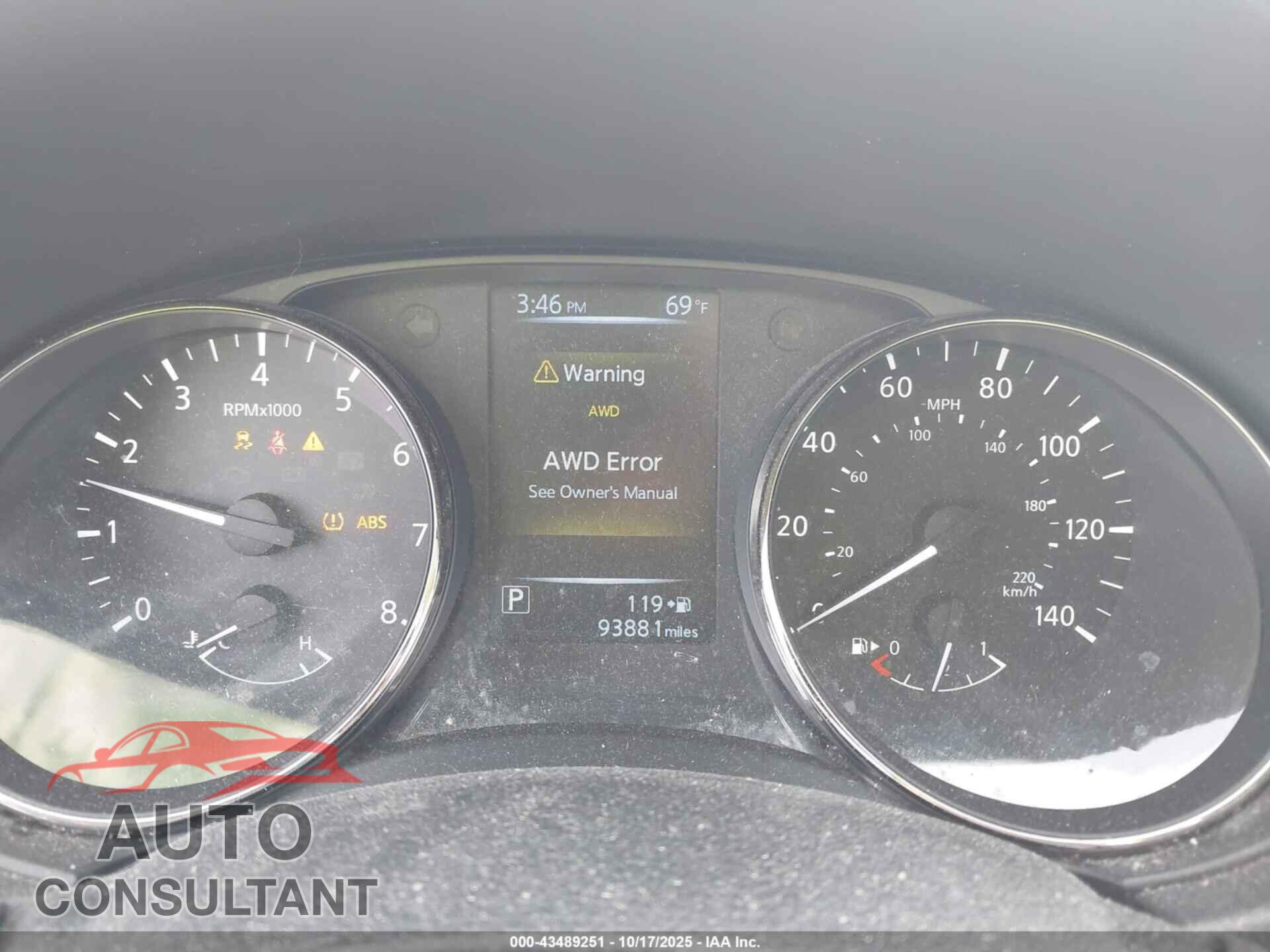 NISSAN ROGUE 2017 - KNMAT2MVXHP532131