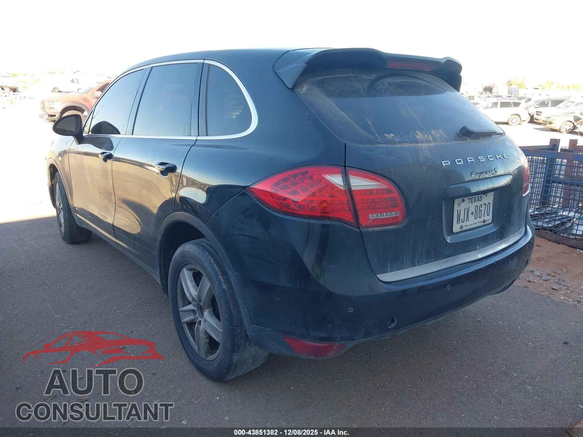 PORSCHE CAYENNE 2012 - WP1AB2A26CLA41700