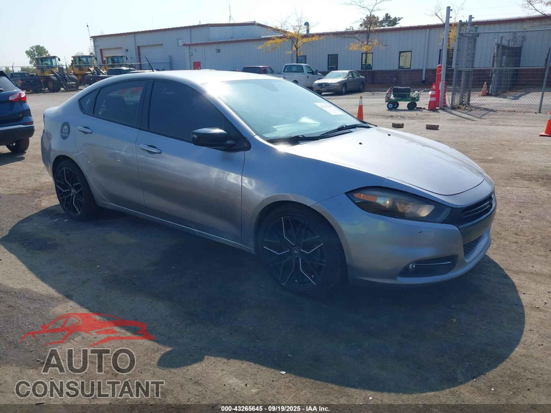 DODGE DART 2015 - 1C3CDFBB1FD242272