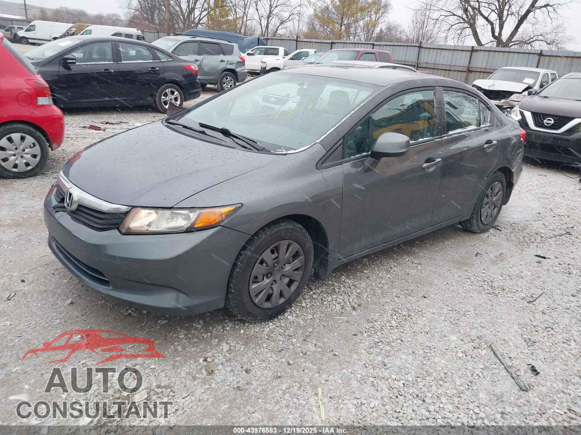 HONDA CIVIC 2012 - 2HGFB2F59CH569773