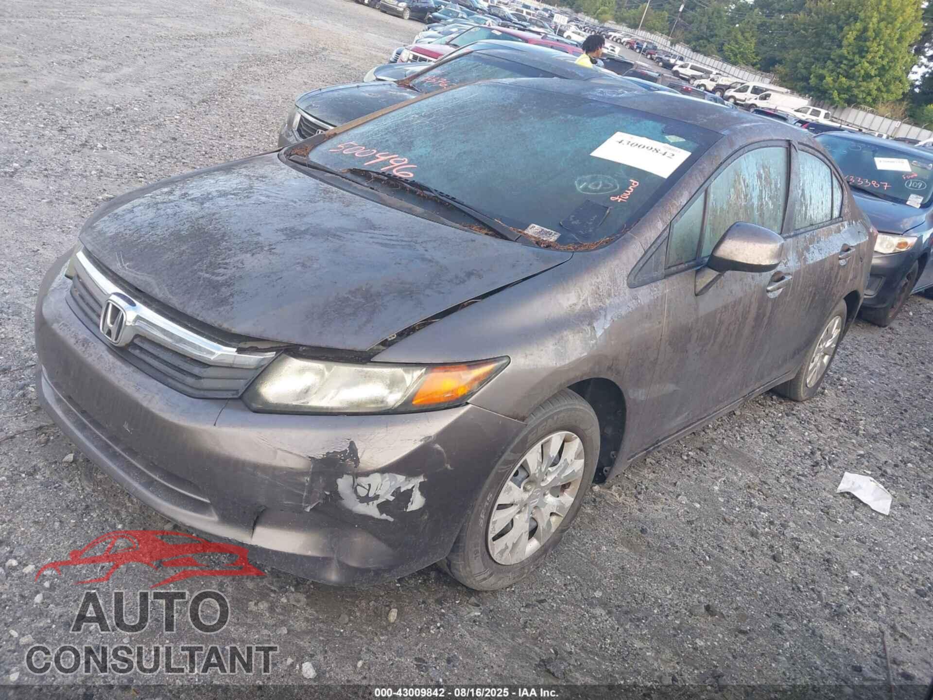 HONDA CIVIC 2012 - 2HGFB2F55CH500496