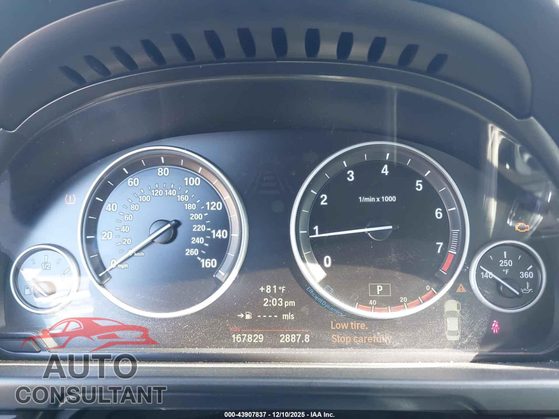 BMW 528I 2012 - WBAXG5C50CDX01601