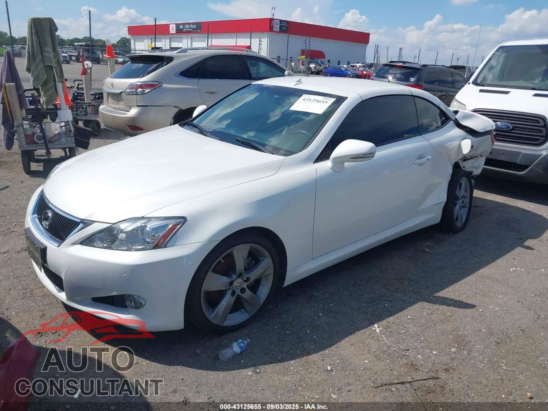 LEXUS IS 250C 2010 - JTHFF2C22A2511294