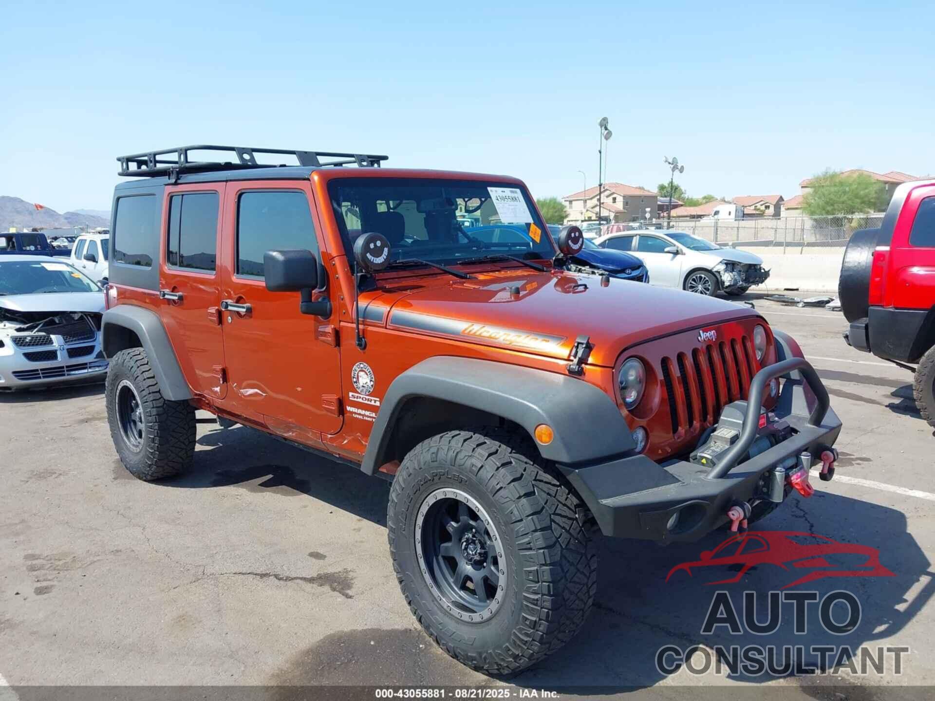 JEEP WRANGLER UNLIMITED 2014 - 1C4BJWDG3EL194139
