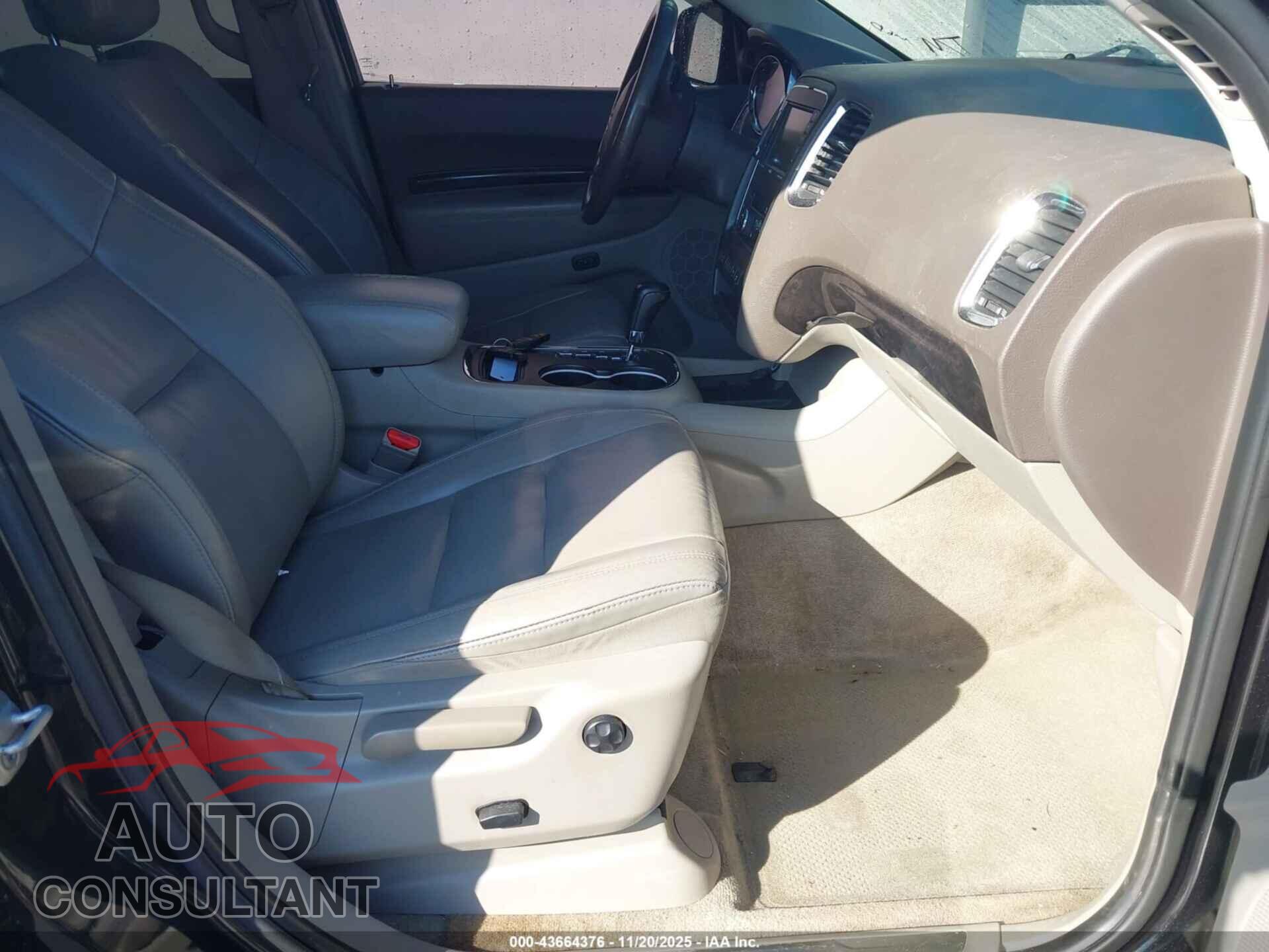 DODGE DURANGO 2011 - 1D4SD4GT3BC630264