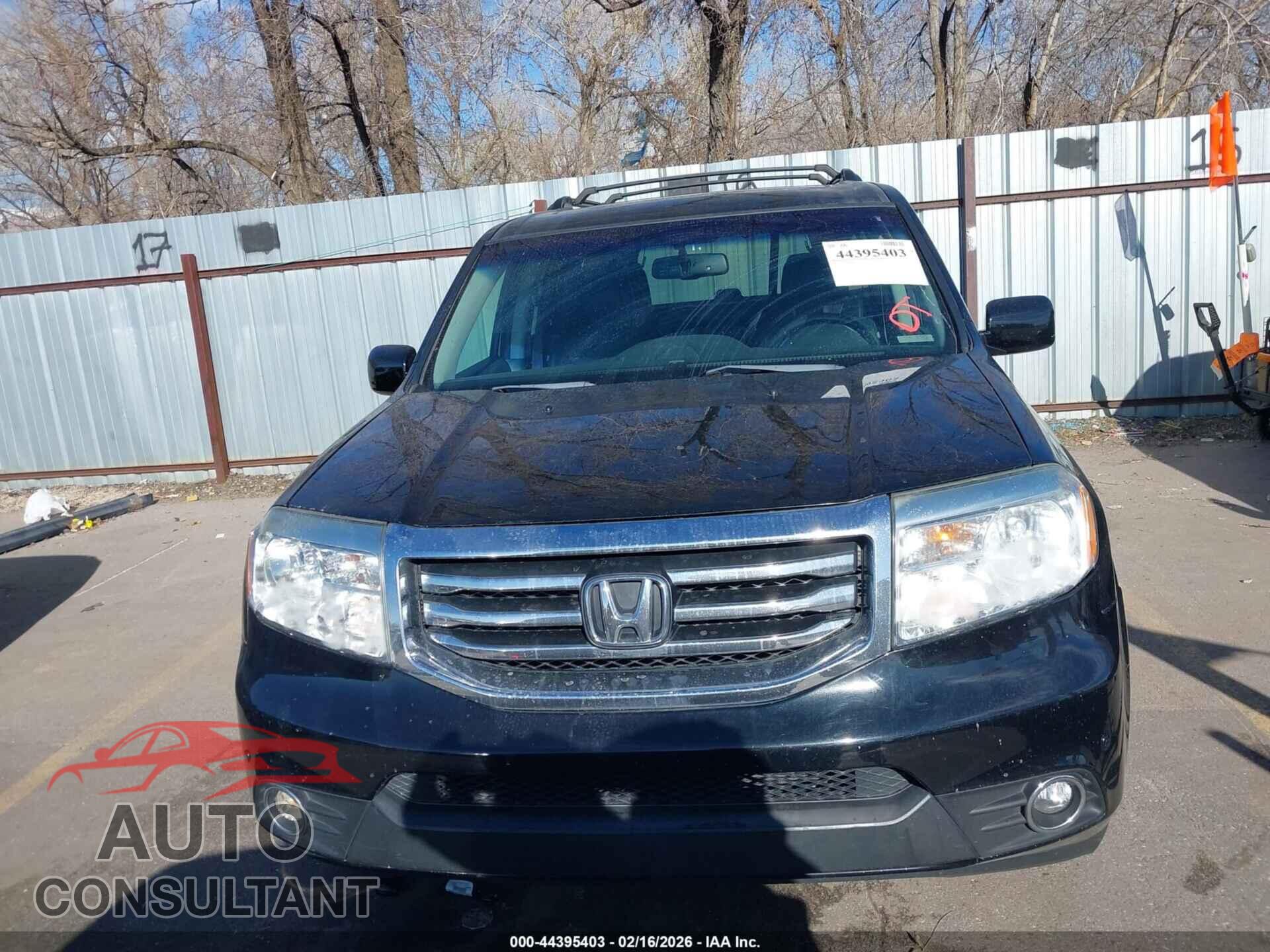 HONDA PILOT 2013 - 5FNYF4H94DB044246