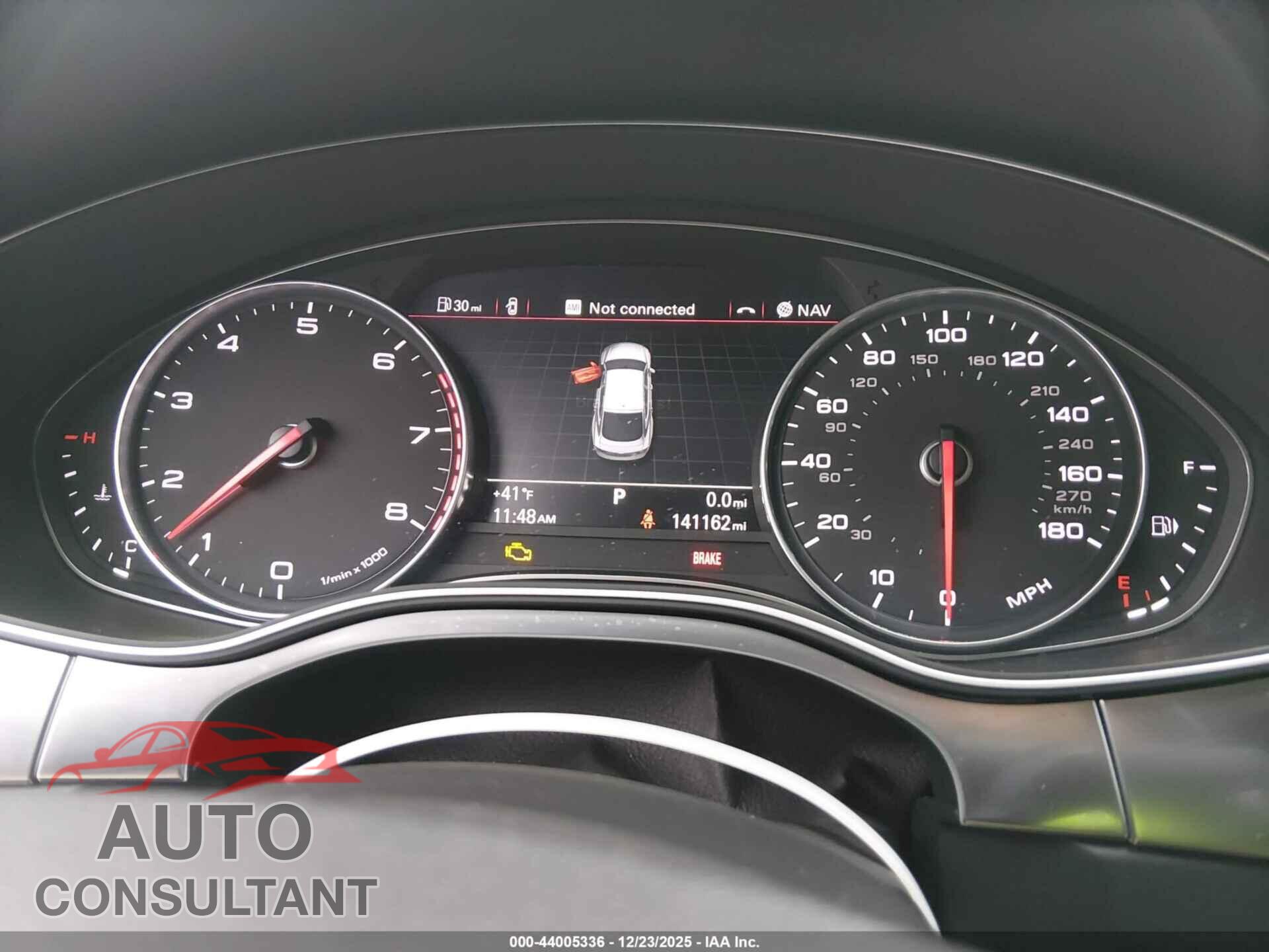 AUDI A7 2012 - WAU2GAFC8CN093642