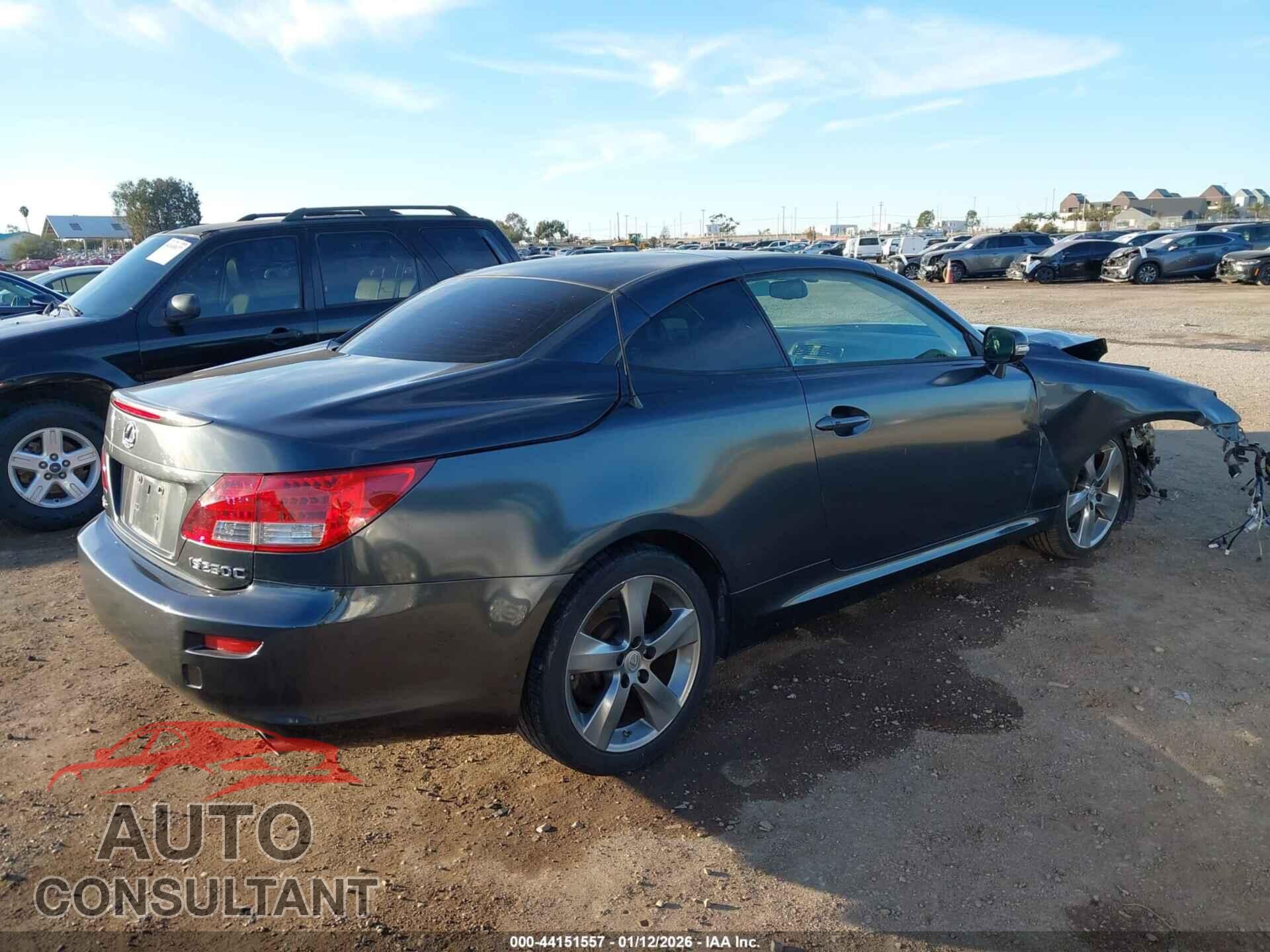 LEXUS IS 250C 2010 - JTHFF2C29A2501880