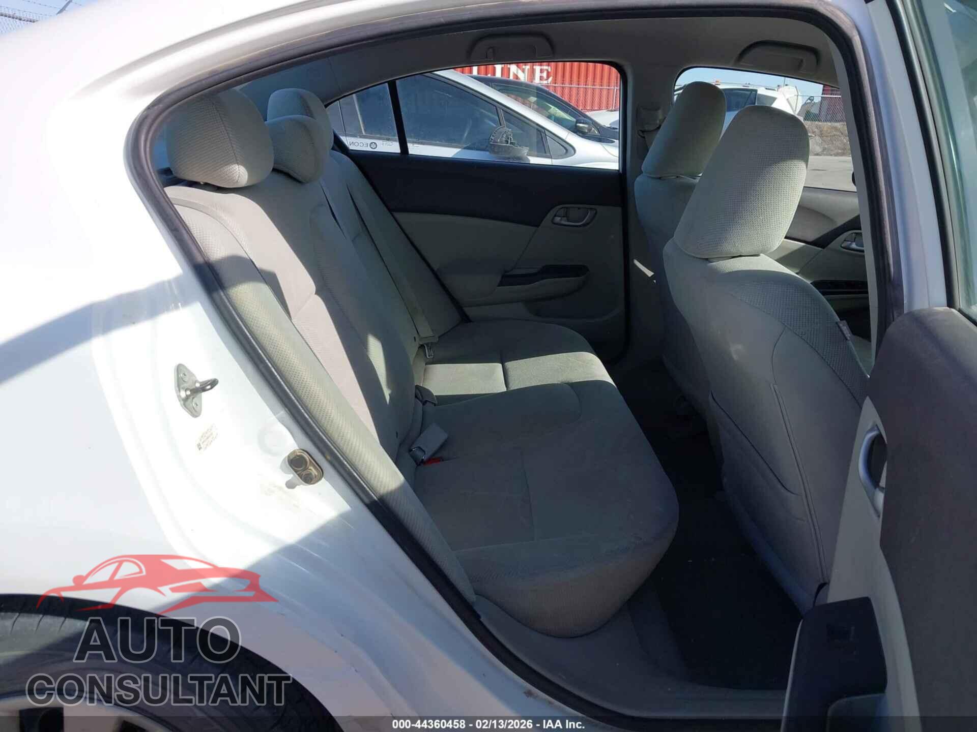 HONDA CIVIC 2012 - 19XFB2F55CE037933