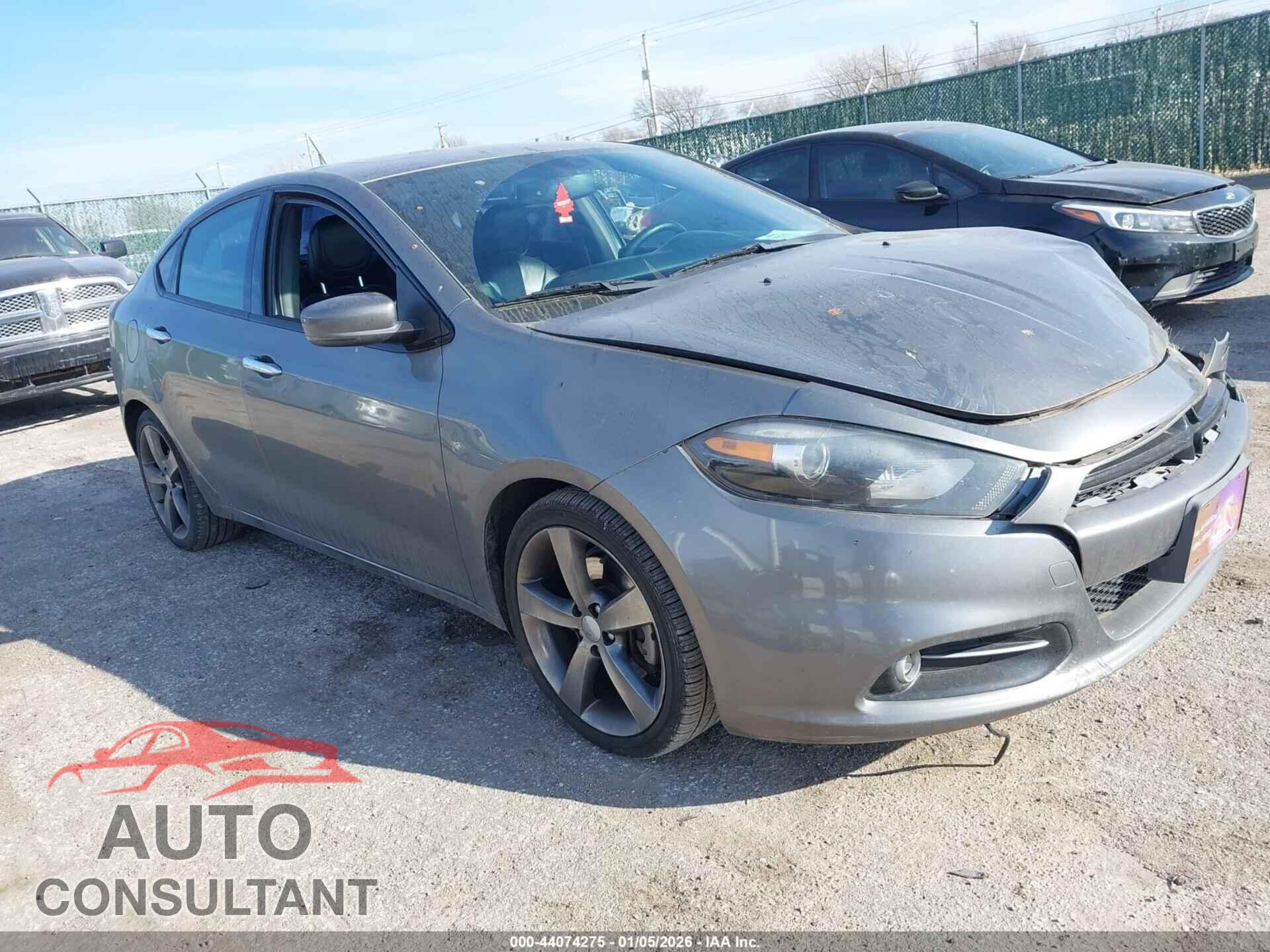 DODGE DART 2013 - 1C3CDFCA9DD346494