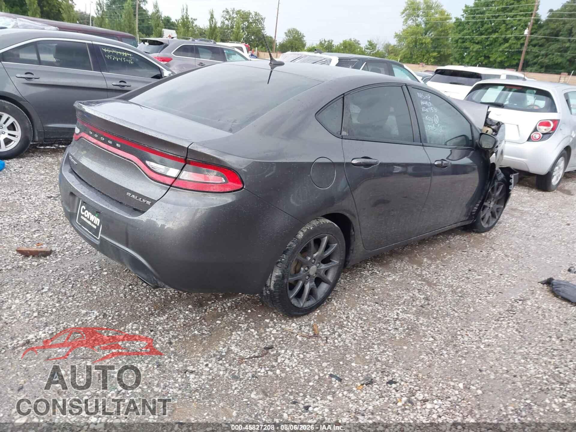 DODGE DART 2015 - 1C3CDFBBXFD298520