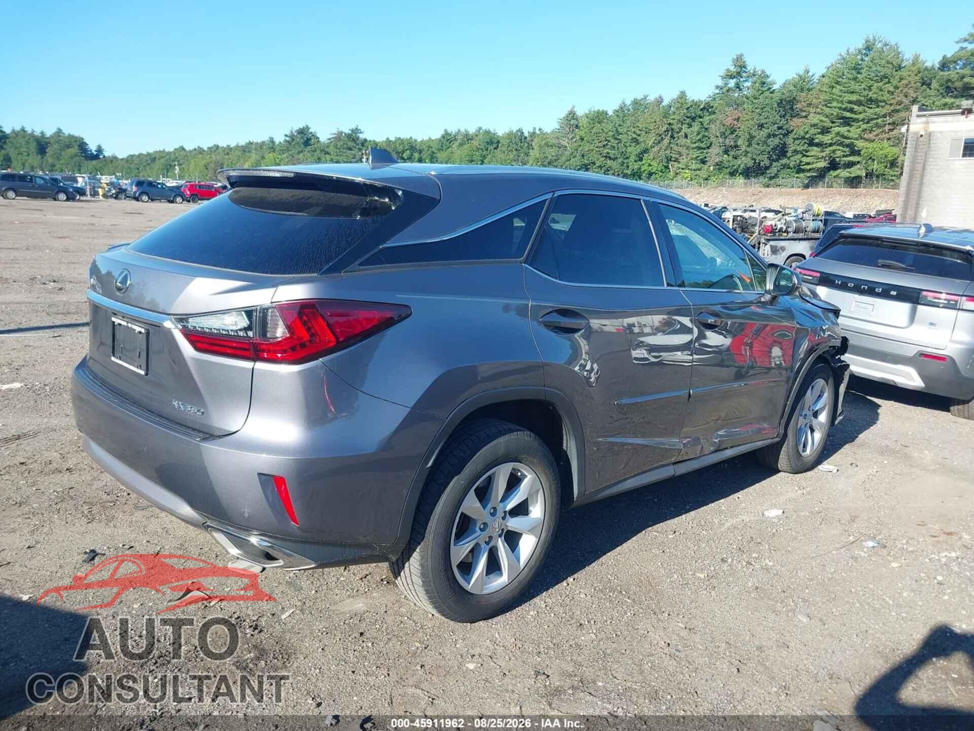 LEXUS RX 350 2017 - 2T2BZMCA6HC123745