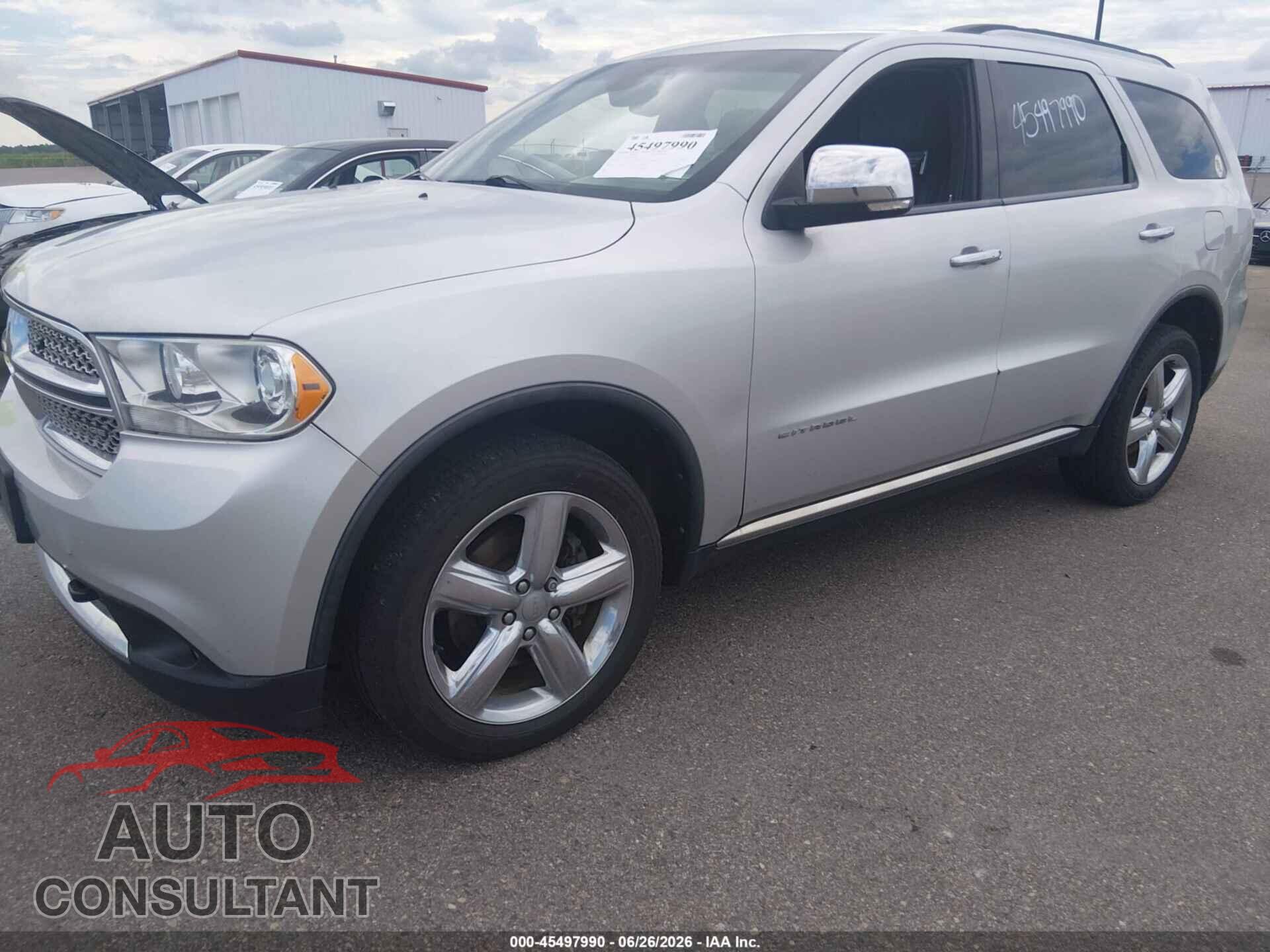 DODGE DURANGO 2012 - 1C4SDJET8CC192566