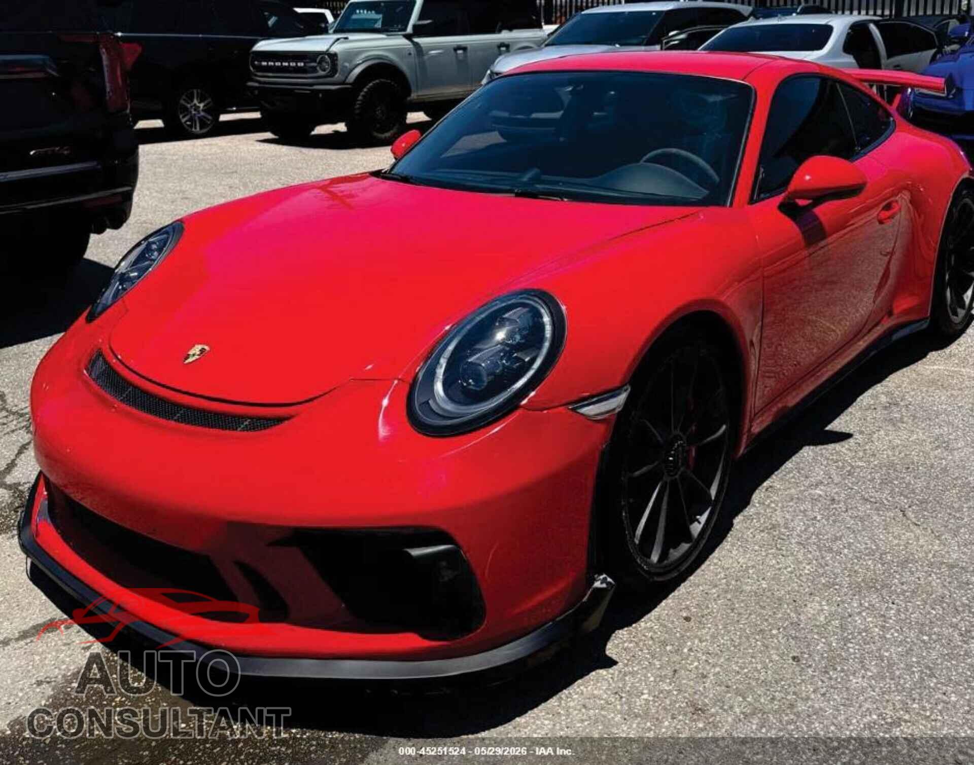 PORSCHE 911 2018 - WP0AC2A96JS176061