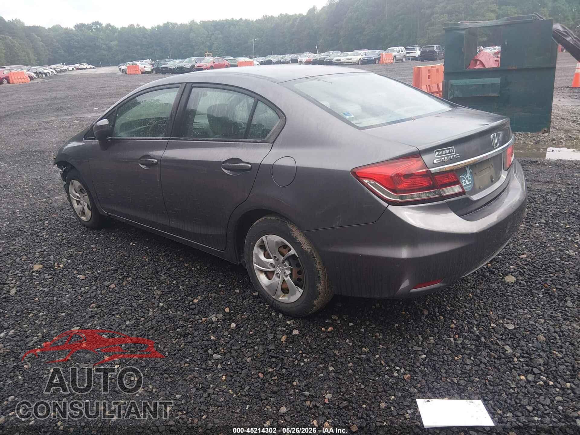 HONDA CIVIC 2014 - 19XFB2F52EE084596