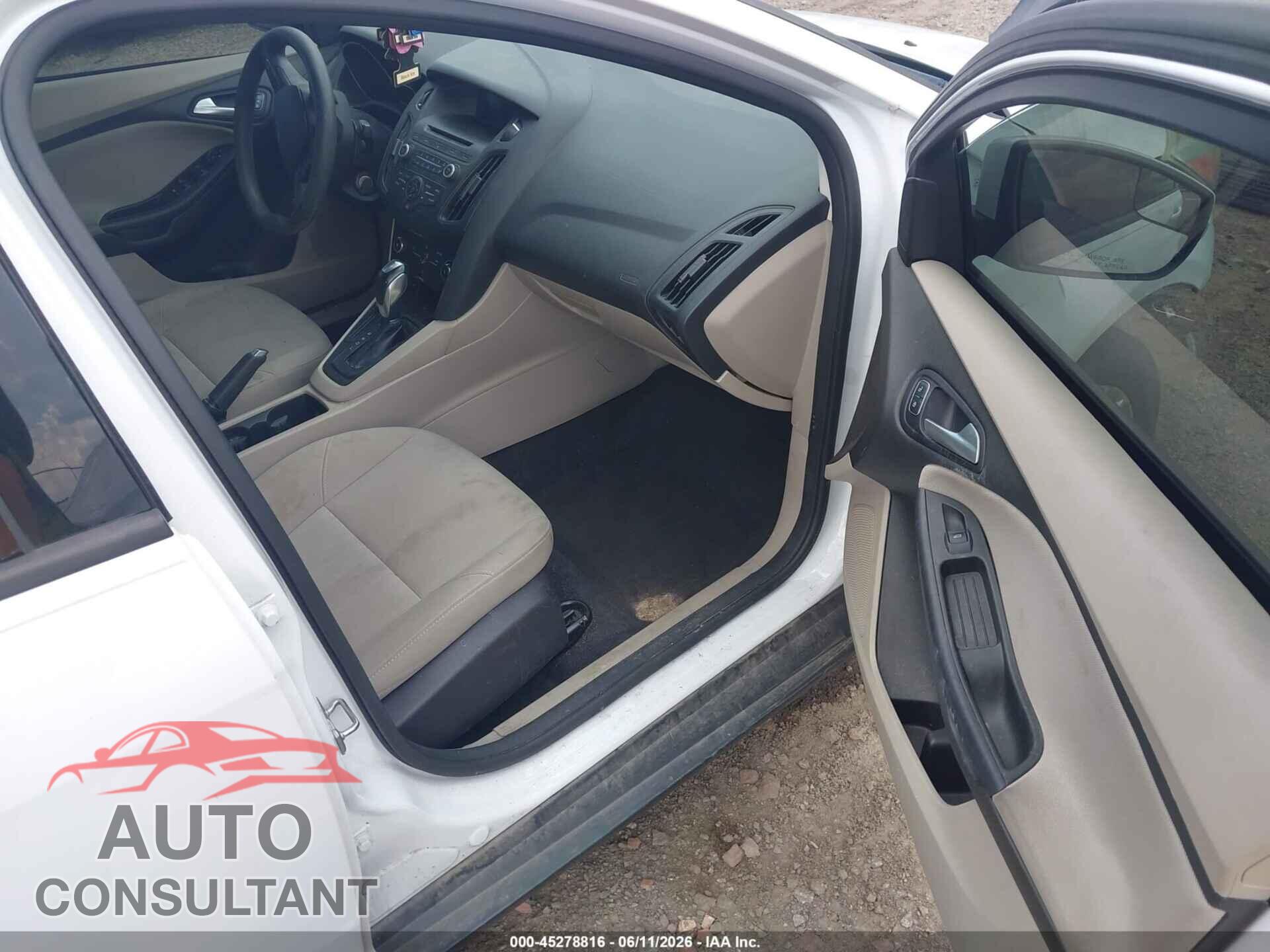 FORD FOCUS 2016 - 1FADP3F29GL290910