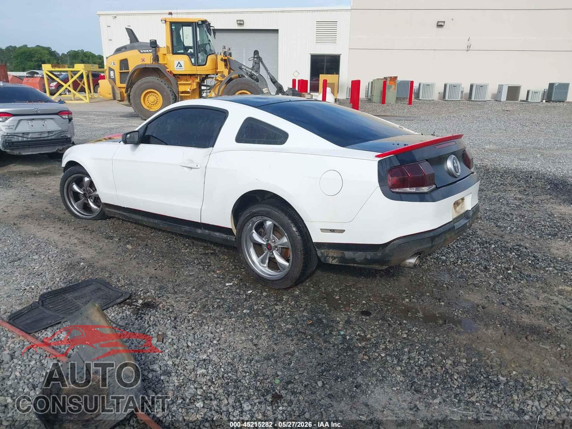 FORD MUSTANG 2012 - 1ZVBP8AM8C5206076
