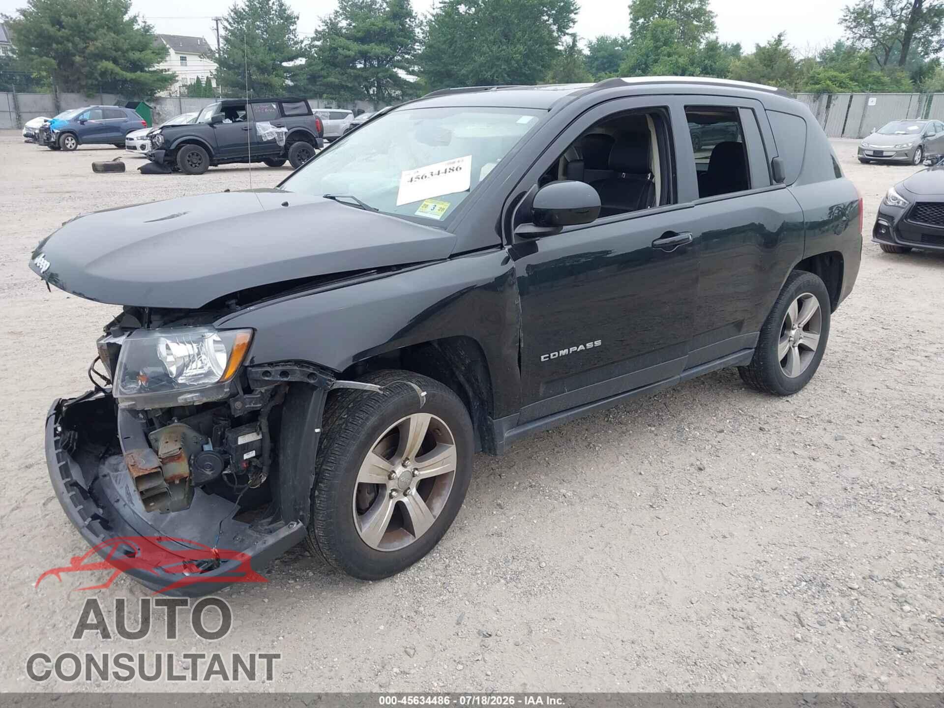 JEEP COMPASS 2017 - 1C4NJDEB2HD137191