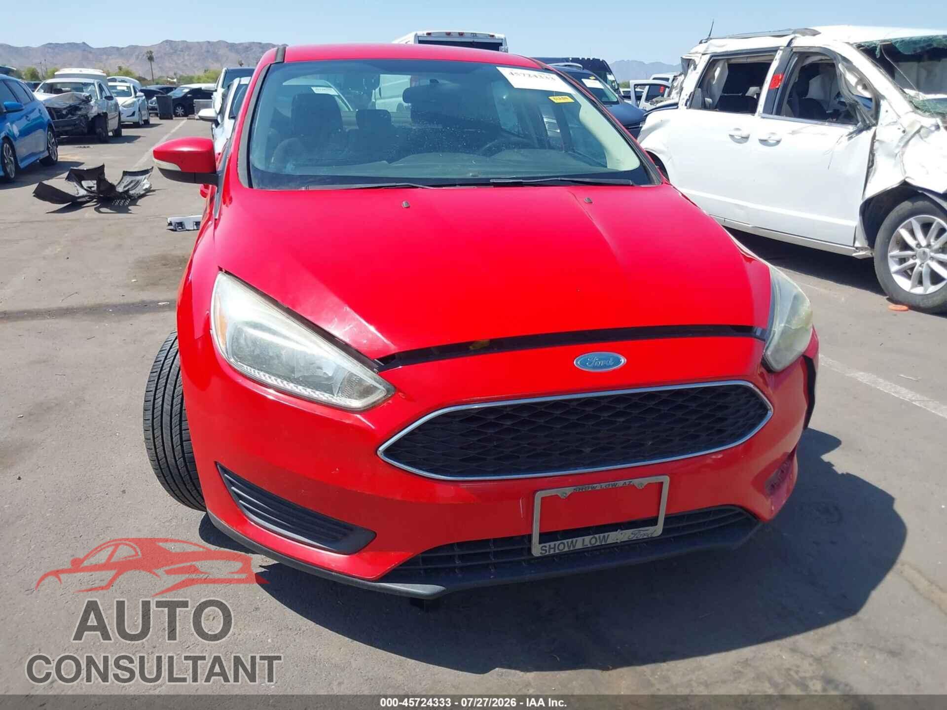 FORD FOCUS 2016 - 1FADP3F25GL378577
