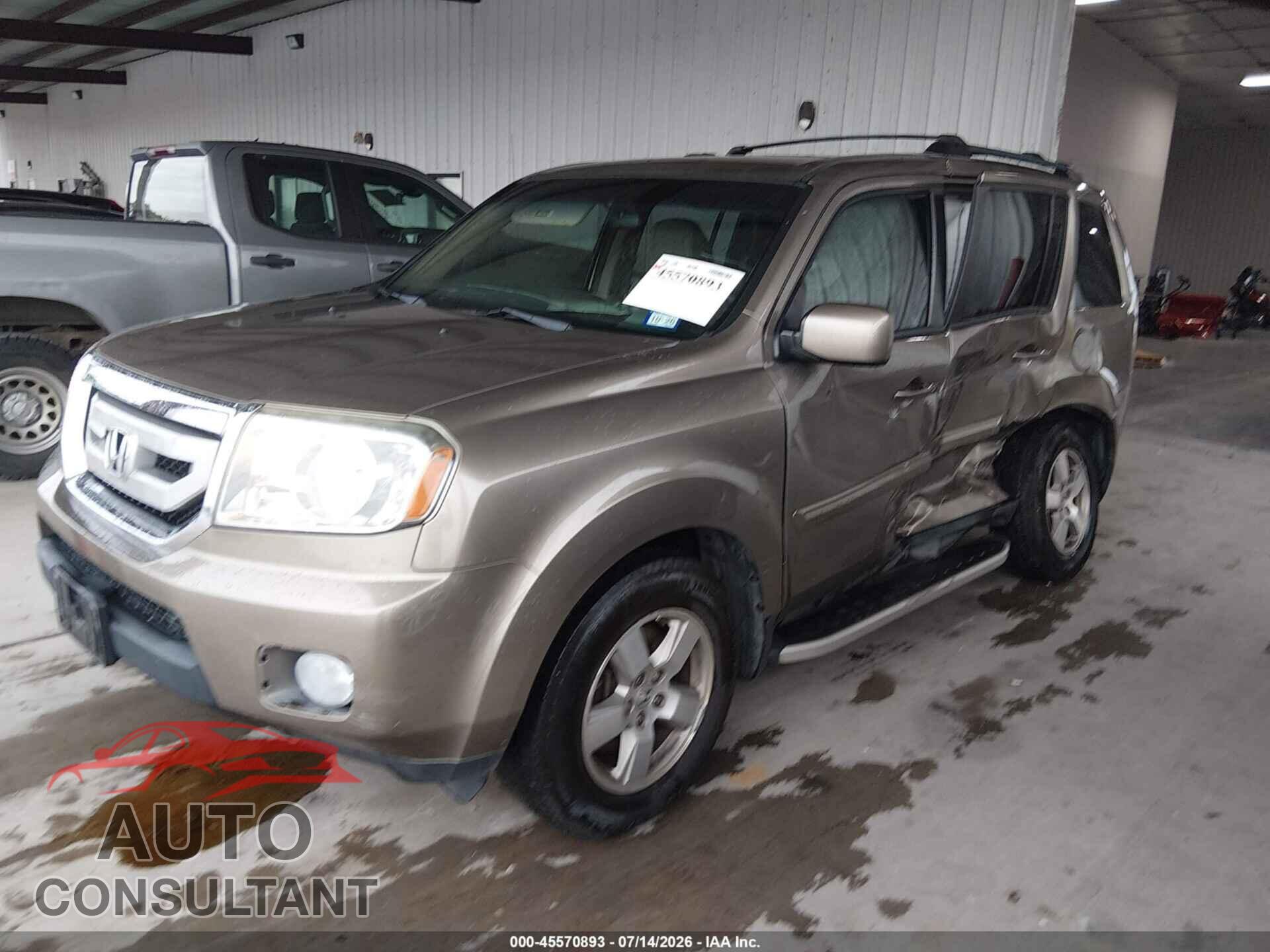 HONDA PILOT 2011 - 5FNYF3H43BB028227