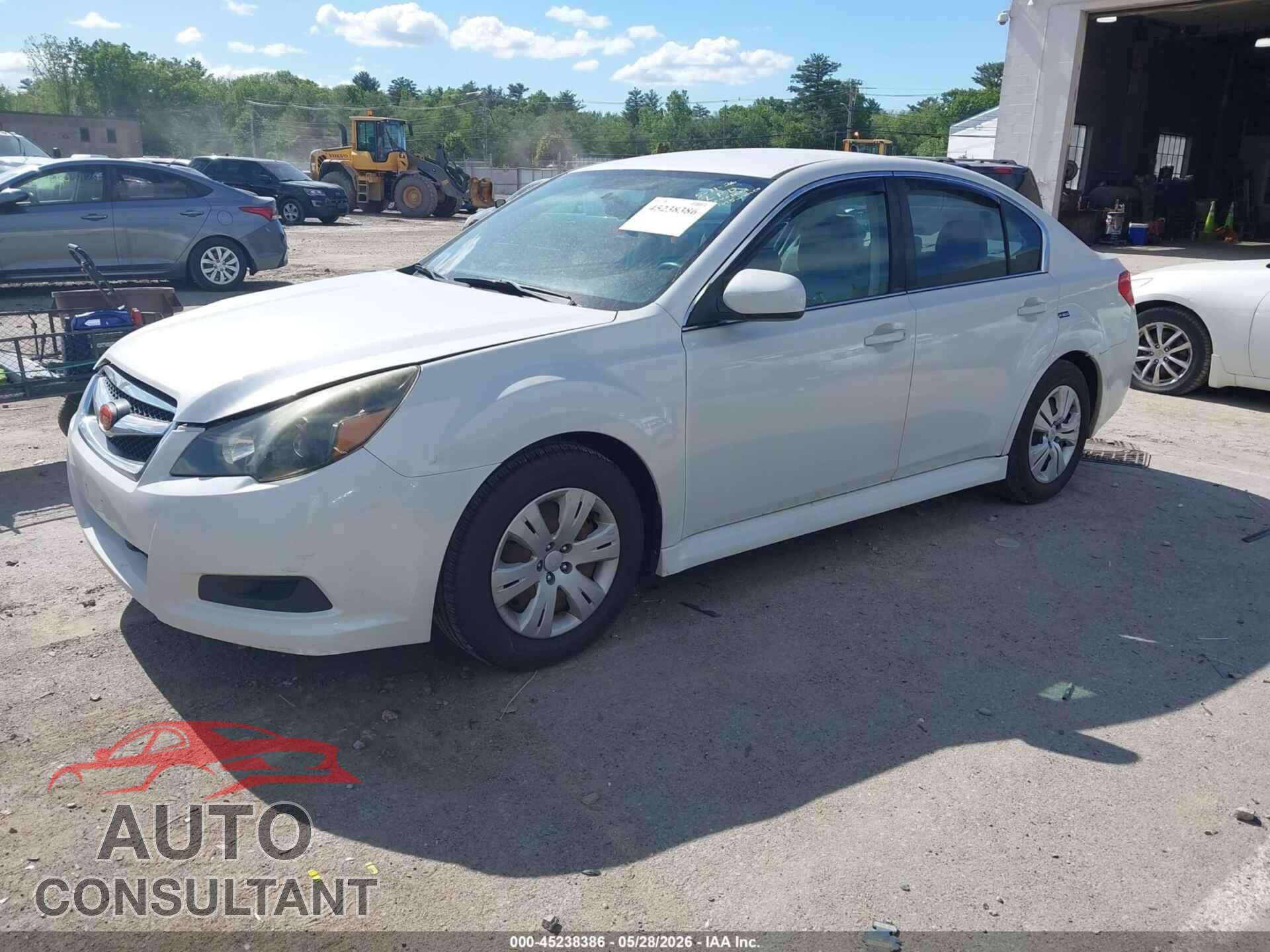 SUBARU LEGACY 2011 - 4S3BMBA63B3238048
