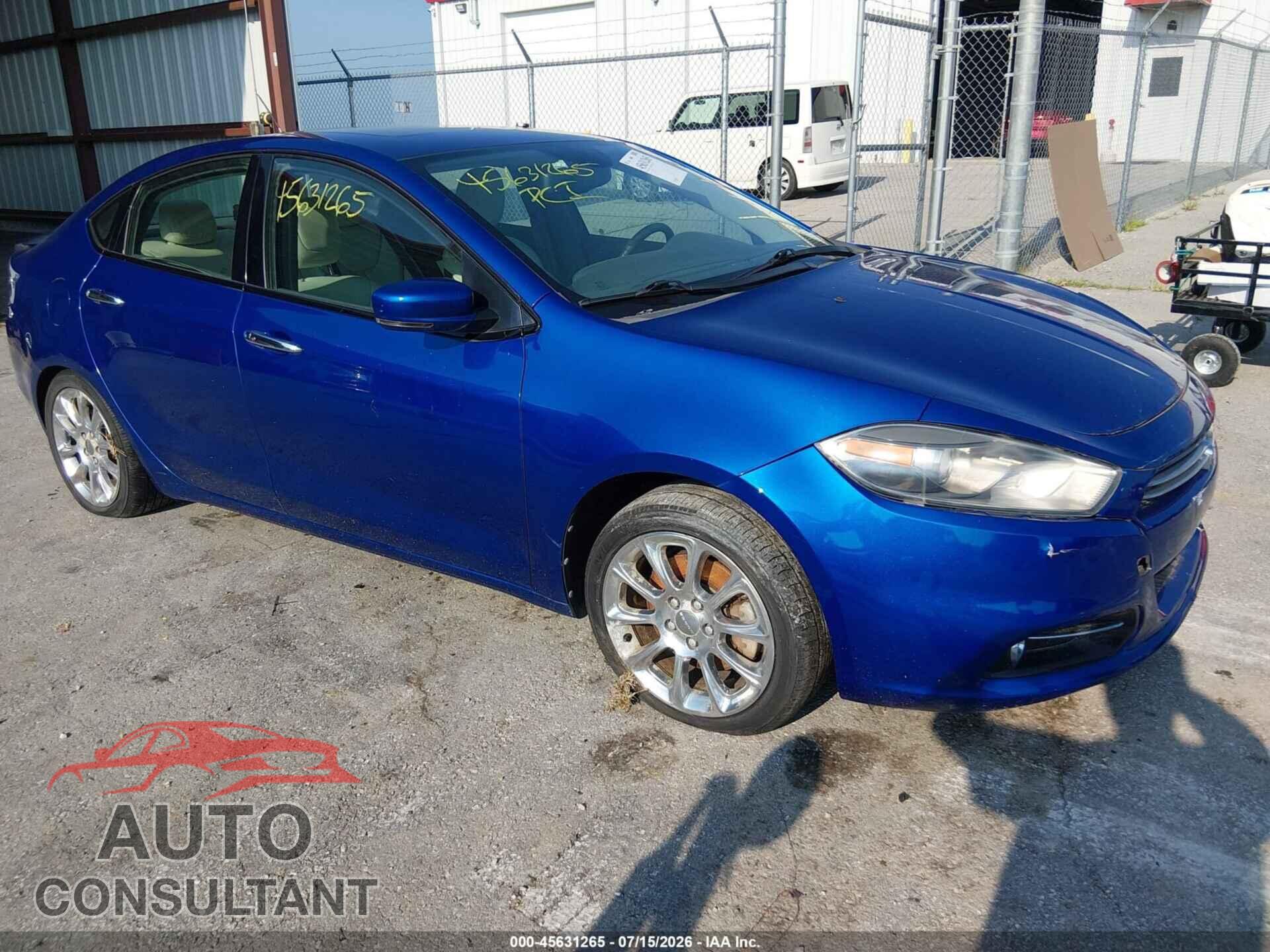 DODGE DART 2013 - 1C3CDFCA5DD132814