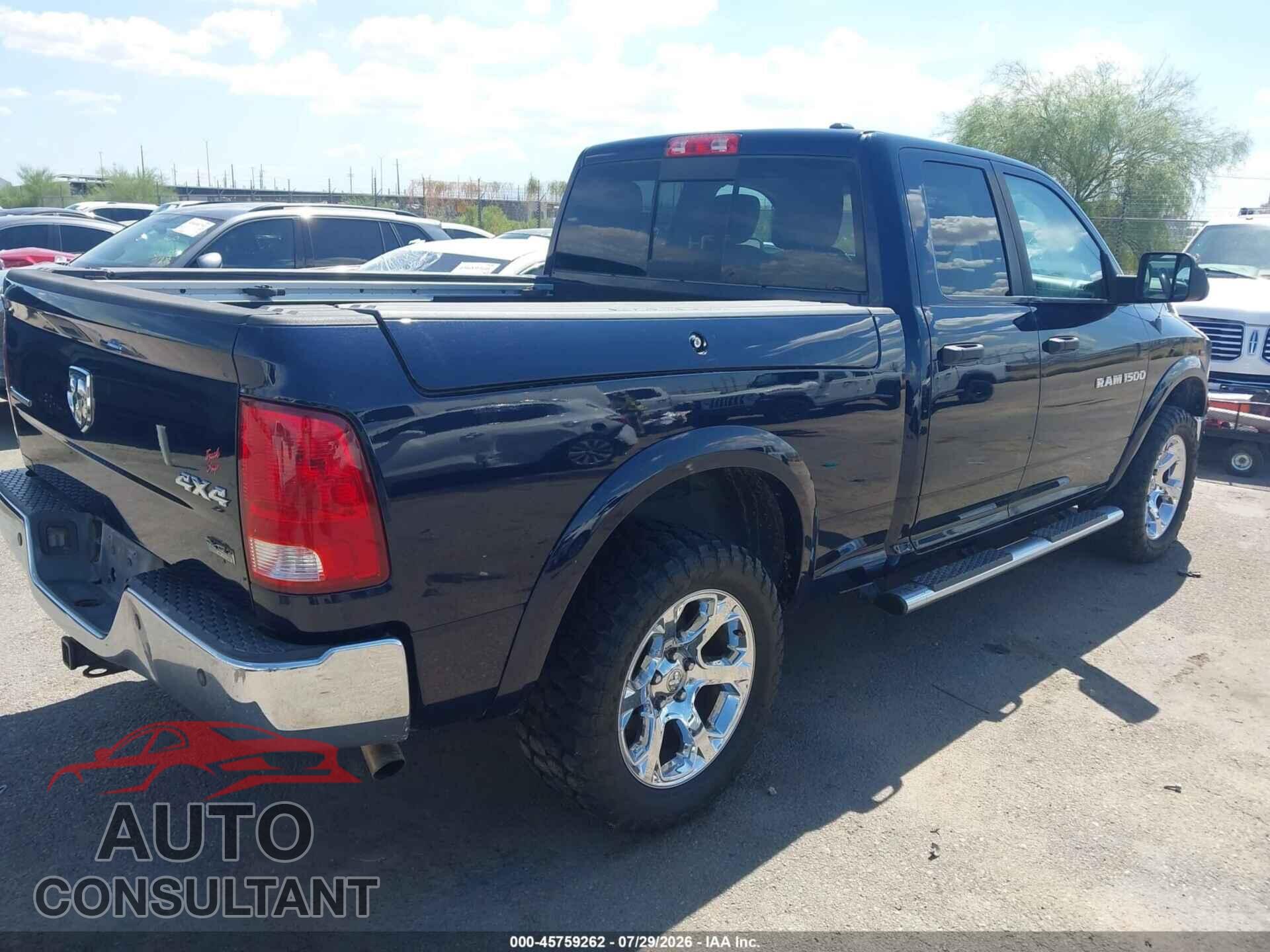 DODGE RAM 1500 2012 - 1C6RD7GP5CS179014