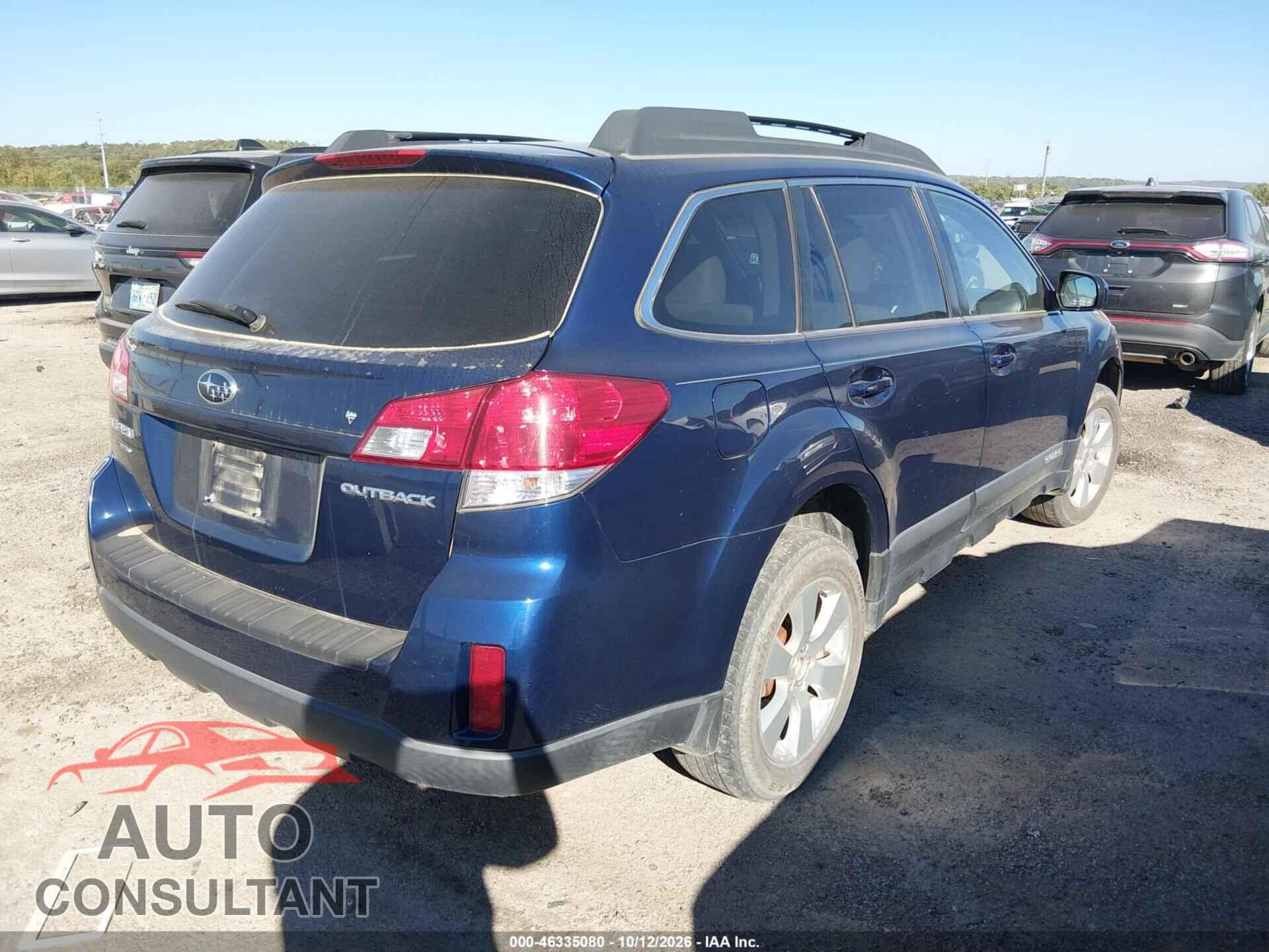 SUBARU OUTBACK 2010 - 4S4BRCKC9A3355929