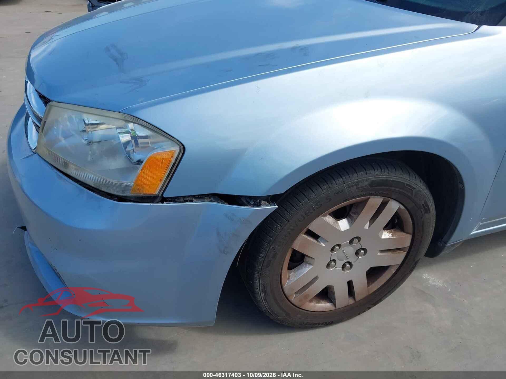 DODGE AVENGER 2013 - 1C3CDZAB7DN653802