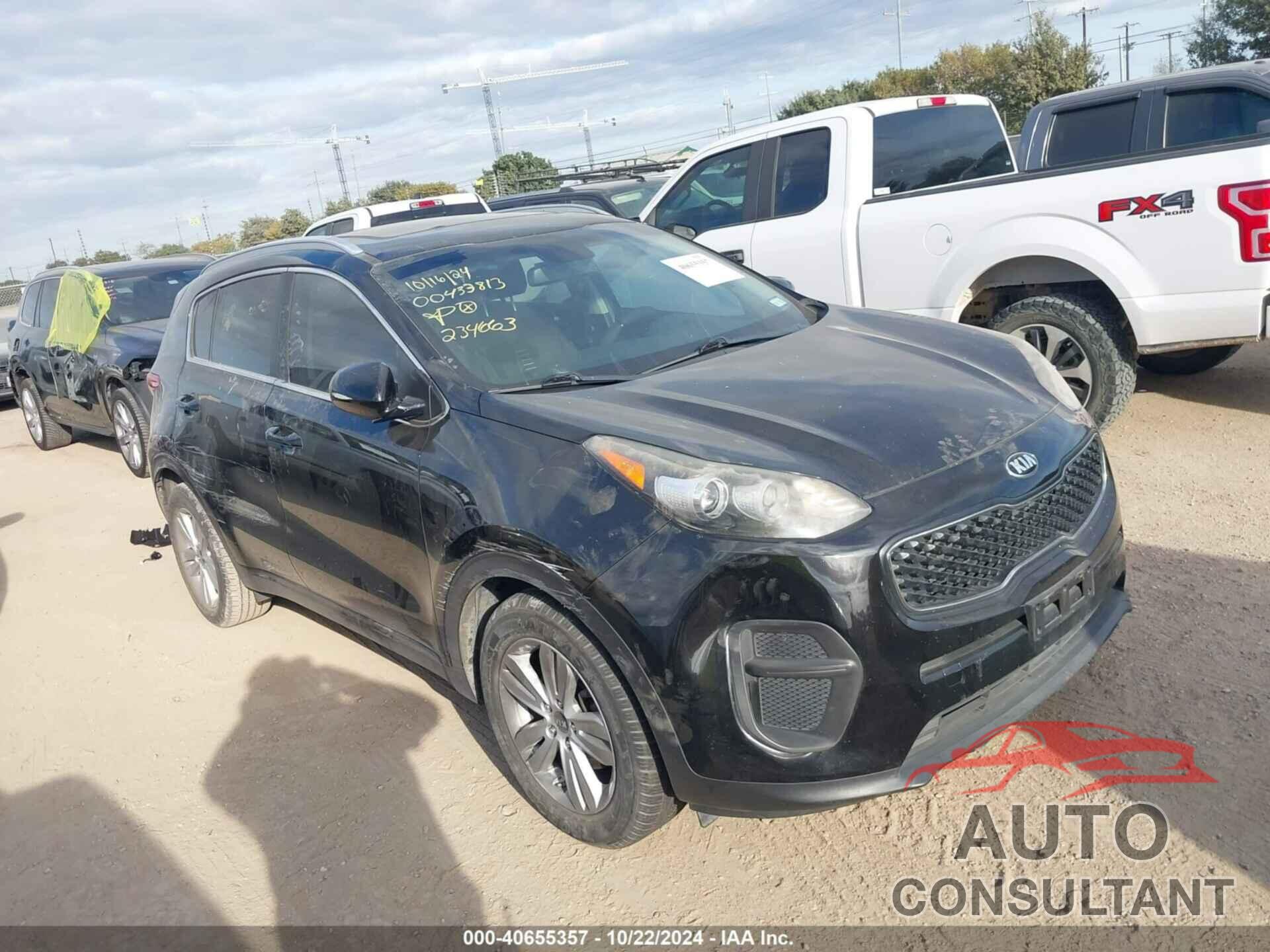 KIA SPORTAGE 2017 - KNDPM3ACXH7234663