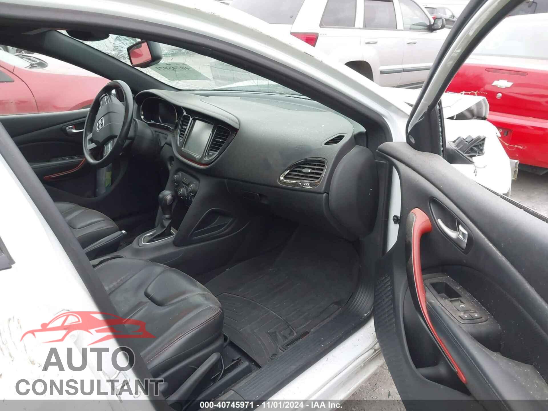 DODGE DART 2015 - 1C3CDFEB2FD252627