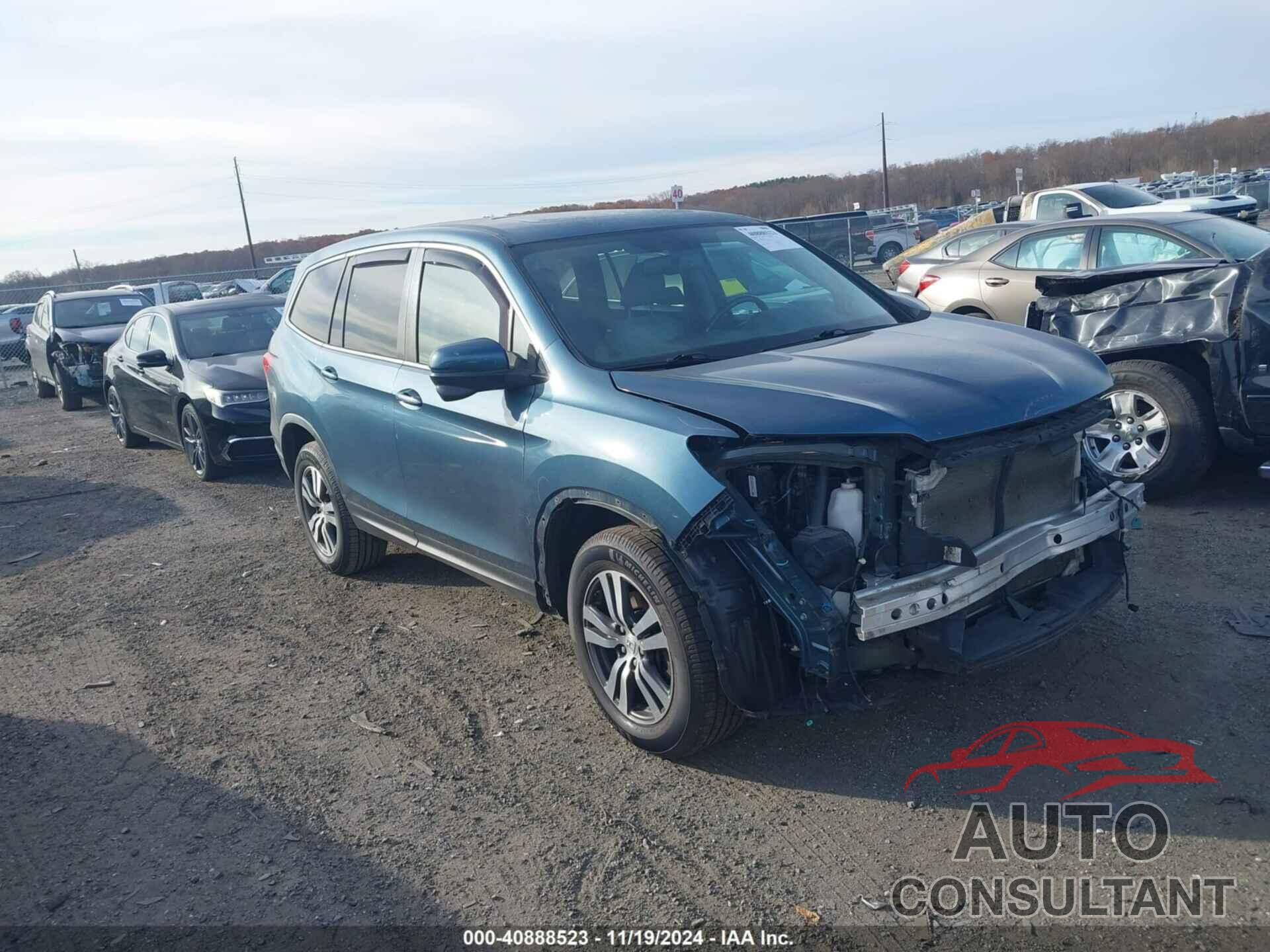 HONDA PILOT 2017 - 5FNYF6H81HB075026