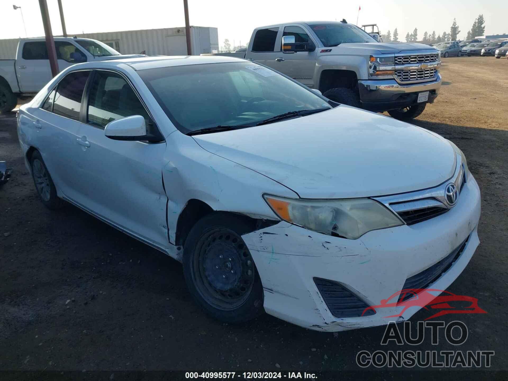 TOYOTA CAMRY 2012 - 4T1BF1FK1CU576811