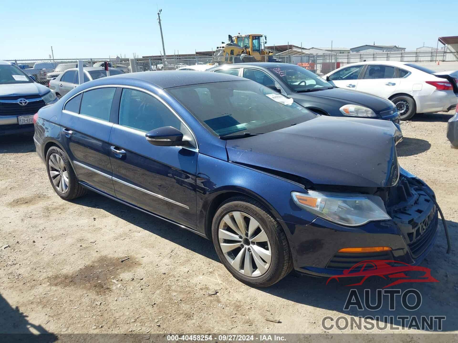 VOLKSWAGEN CC 2012 - WVWMP7AN8CE552580