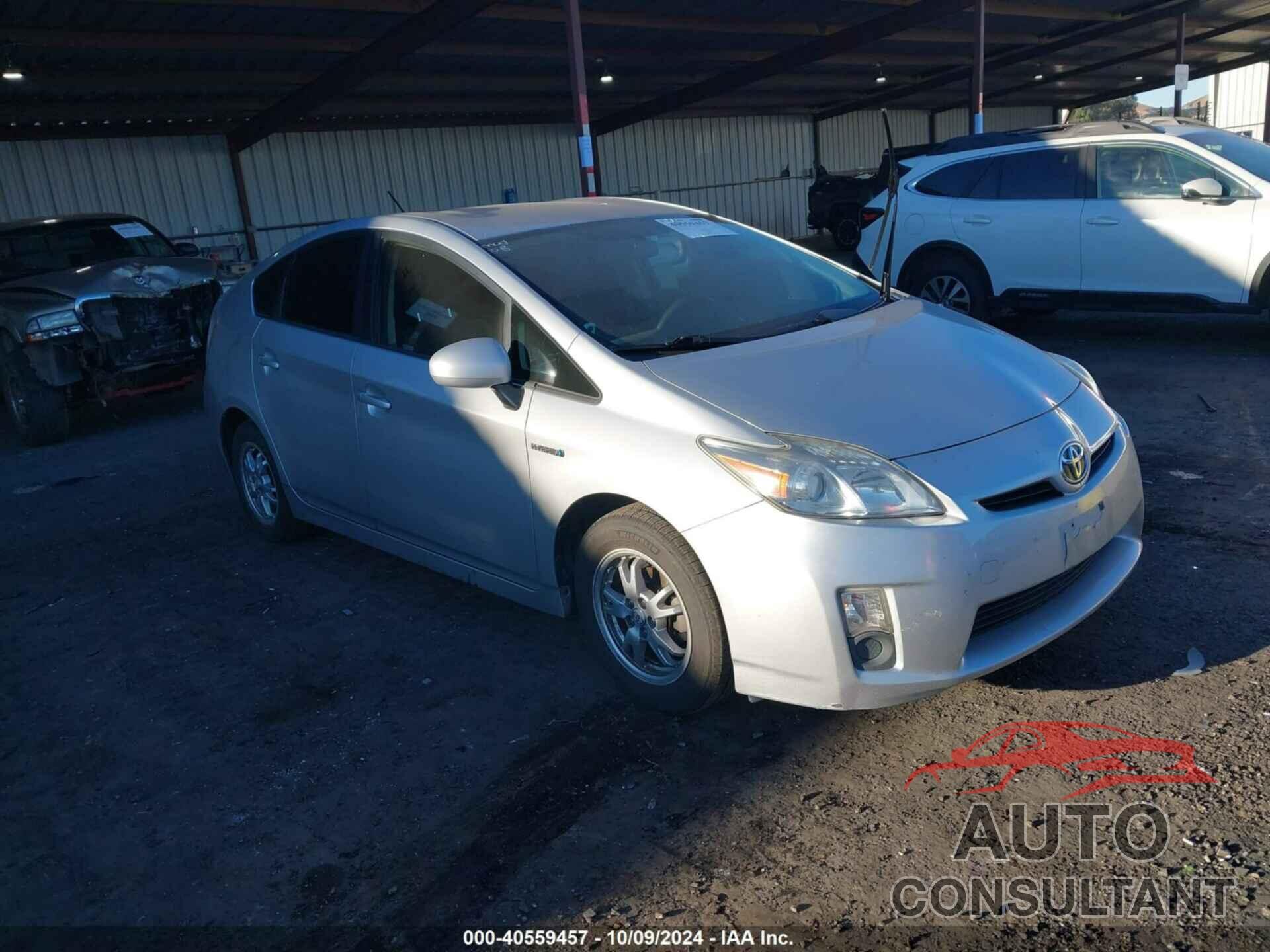 TOYOTA PRIUS 2010 - JTDKN3DU1A1180545