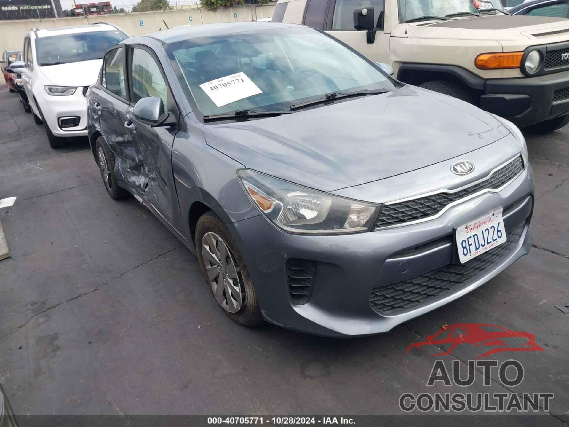 KIA RIO 2019 - 3KPA24AB8KE166086