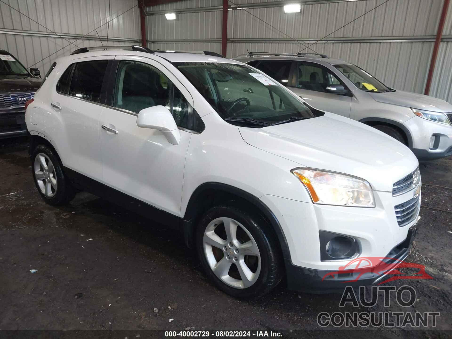 CHEVROLET TRAX 2016 - KL7CJRSB3GB694739