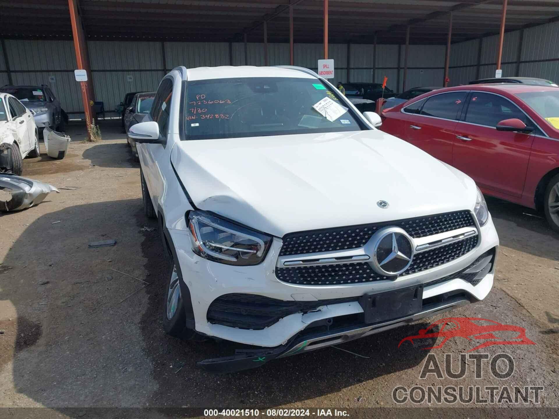 MERCEDES-BENZ GLC 300 2022 - W1N0G8EB0NV342832