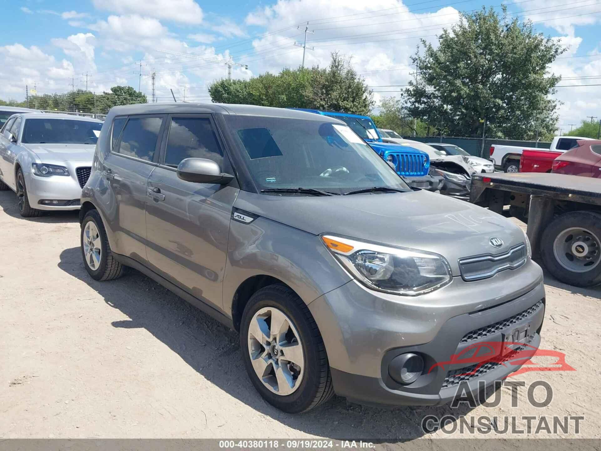 KIA SOUL 2019 - KNDJN2A21K7641783