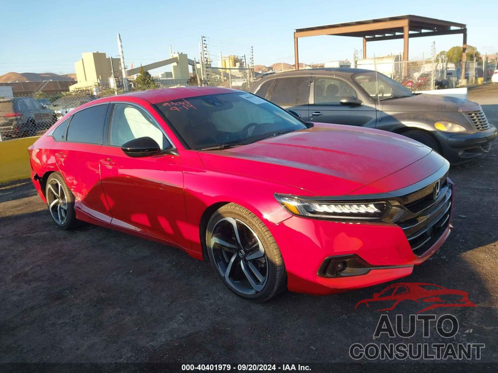 HONDA ACCORD 2022 - 1HGCV1F32NA018668