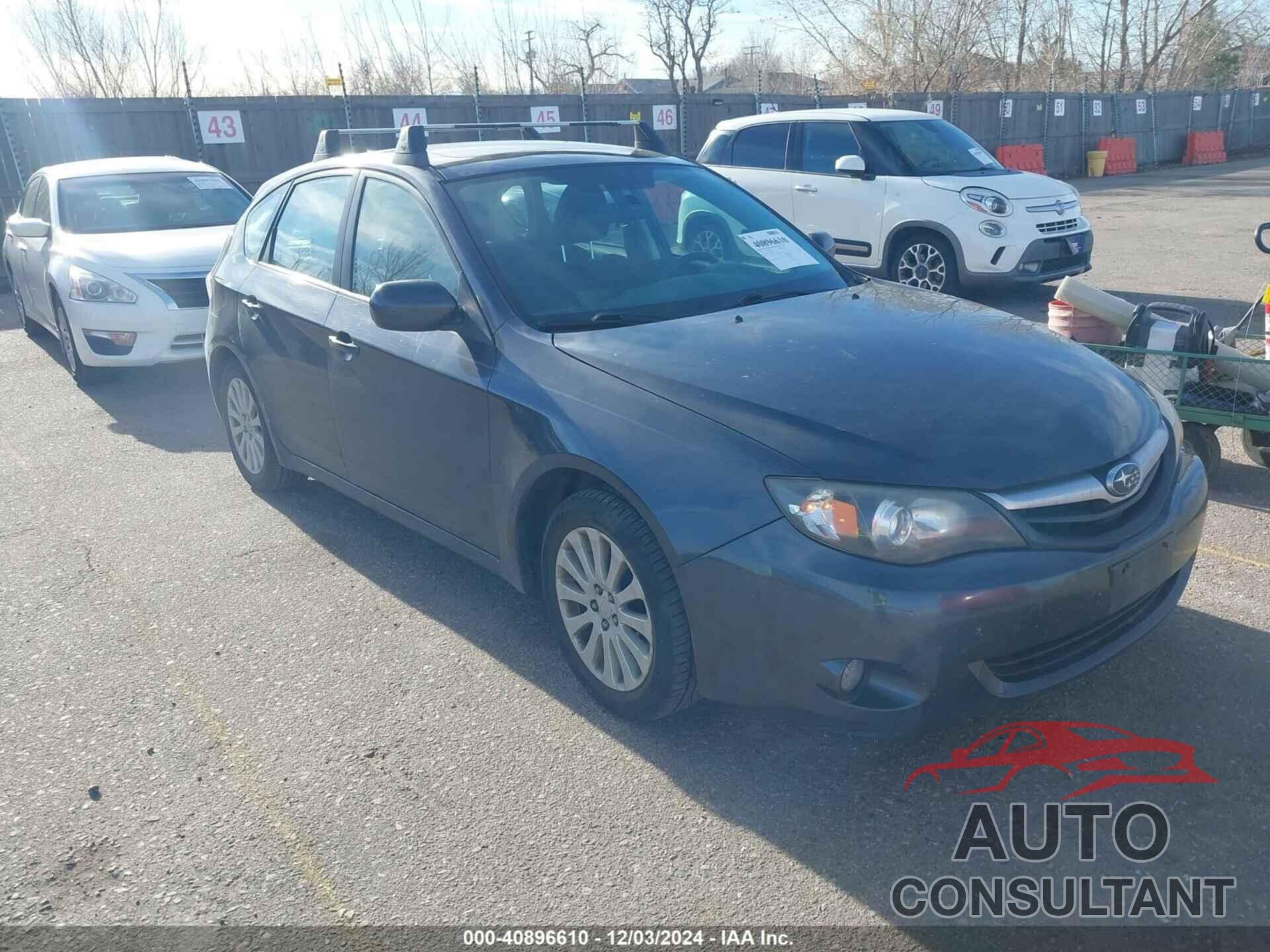 SUBARU IMPREZA 2011 - JF1GH6B60BH802280