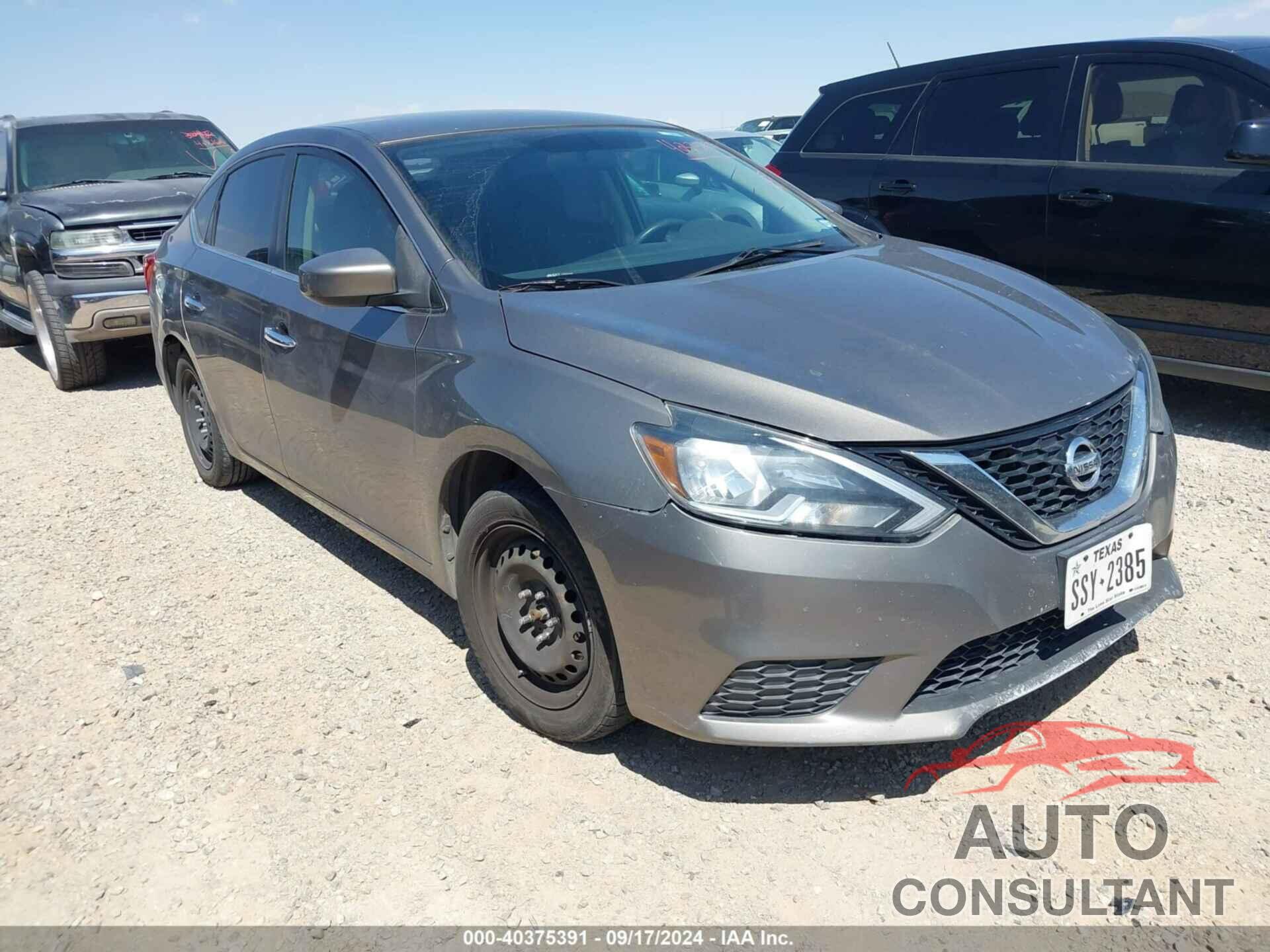 NISSAN SENTRA 2016 - 3N1AB7AP1GL651110