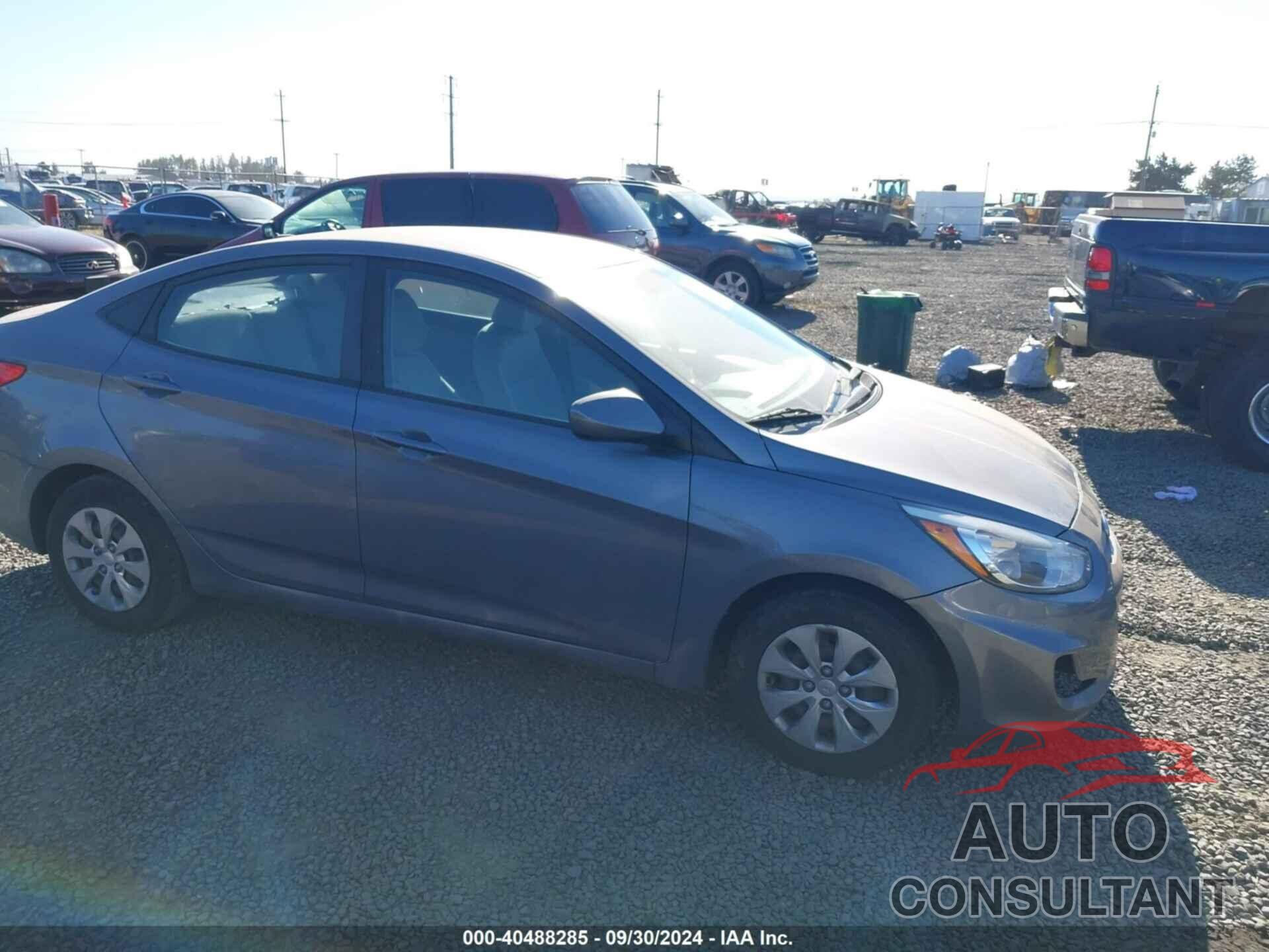 HYUNDAI ACCENT 2017 - KMHCT4AEXHU291127