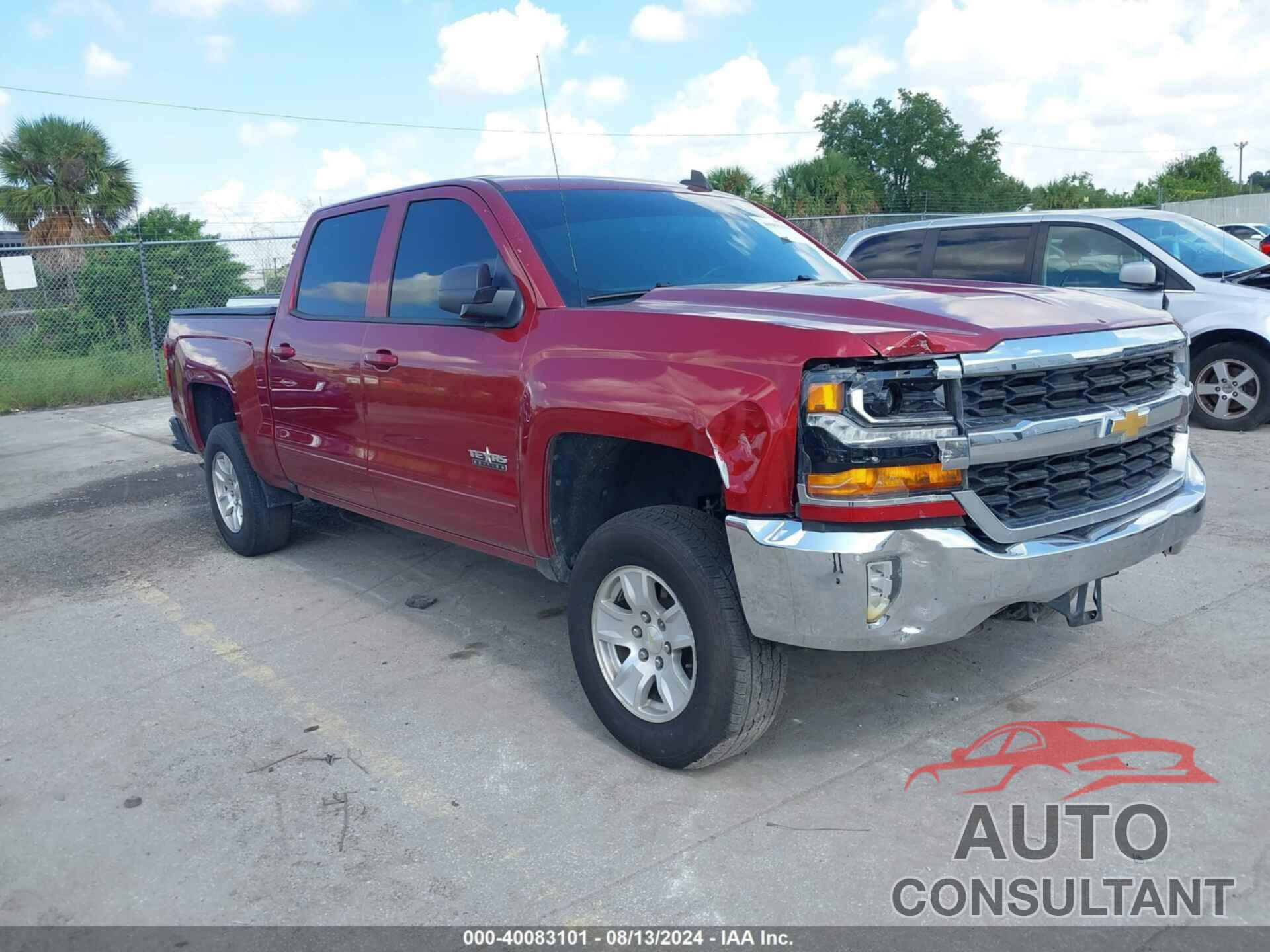 CHEVROLET SILVERADO 1500 2018 - 3GCUCRER8JG360599